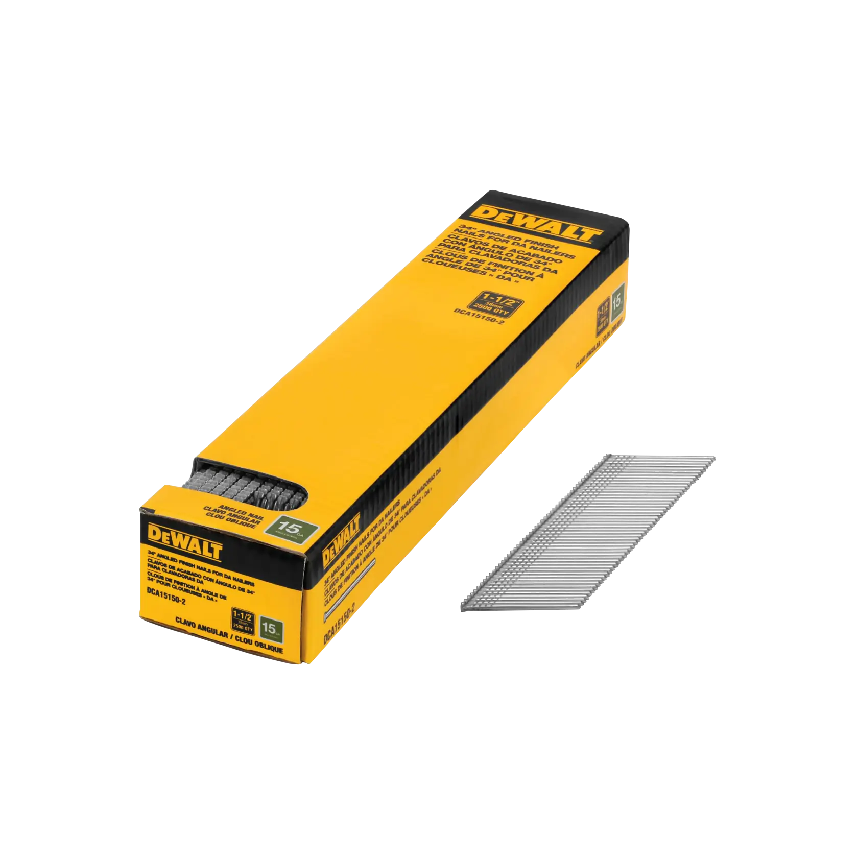 1 and half inch 15 gauge Finishing Nail box.