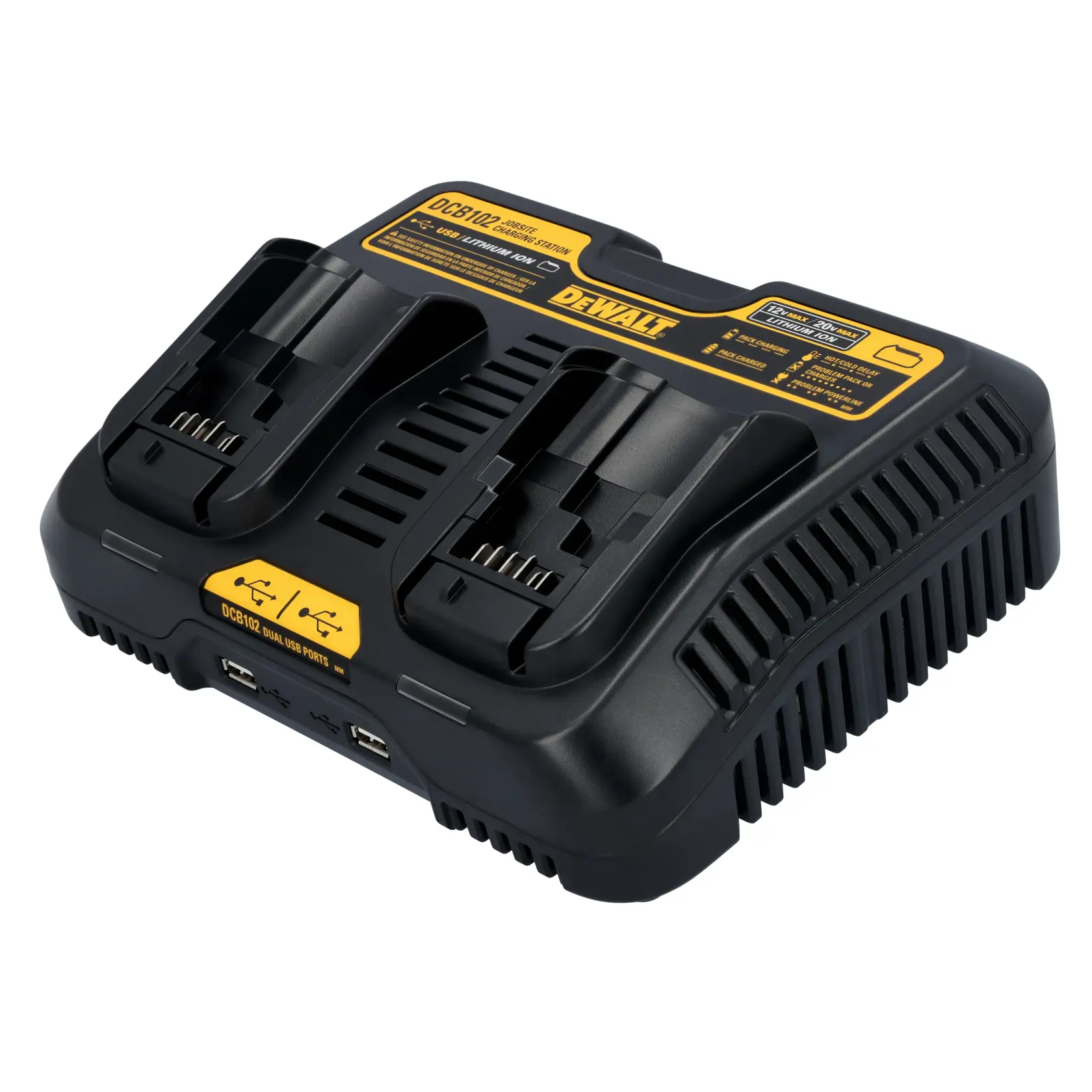 DEWALT 12-18V XR 4A Dual Port Charger