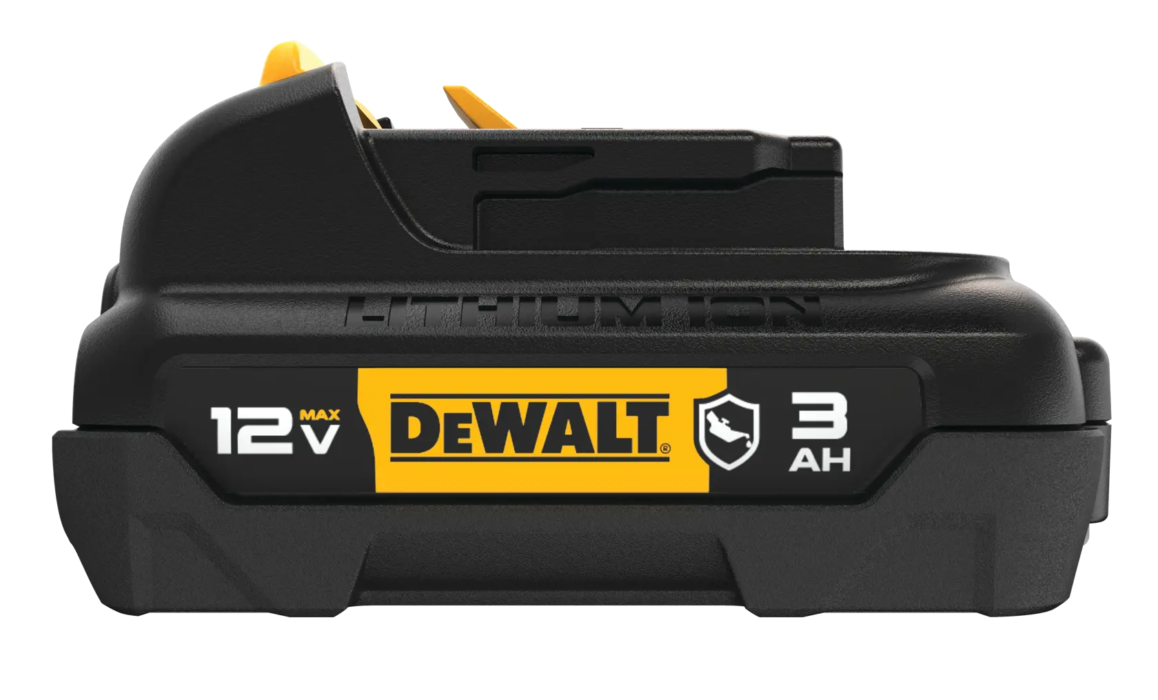 Side view of 12 Volt Oil-Resistant 3.0 AMP hours Battery