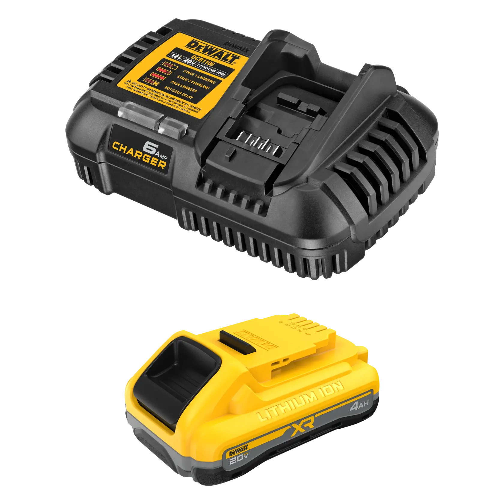 20V MAX* XR POWERPACK™ 4 Ah battery and charger kit image