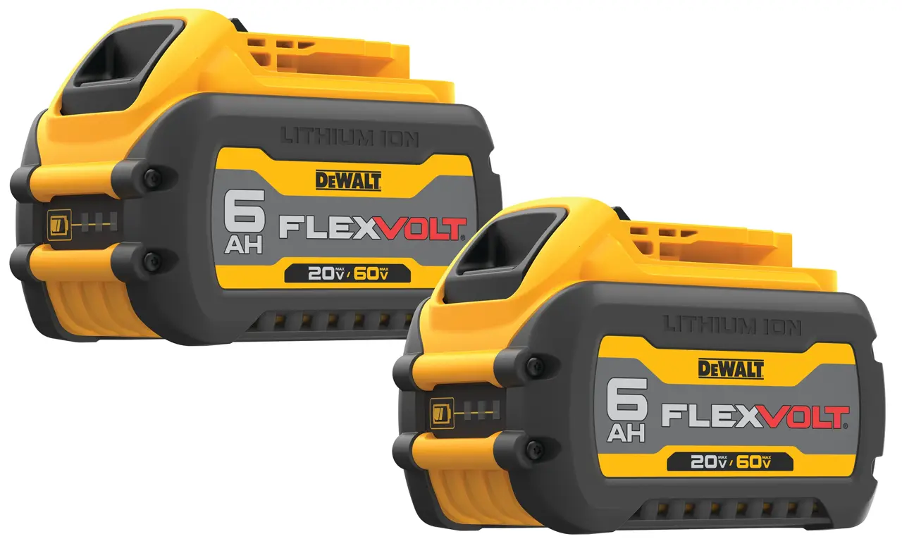 FLEXVOLT 20/60V MAX 6Ah Battery (2 Pk)
