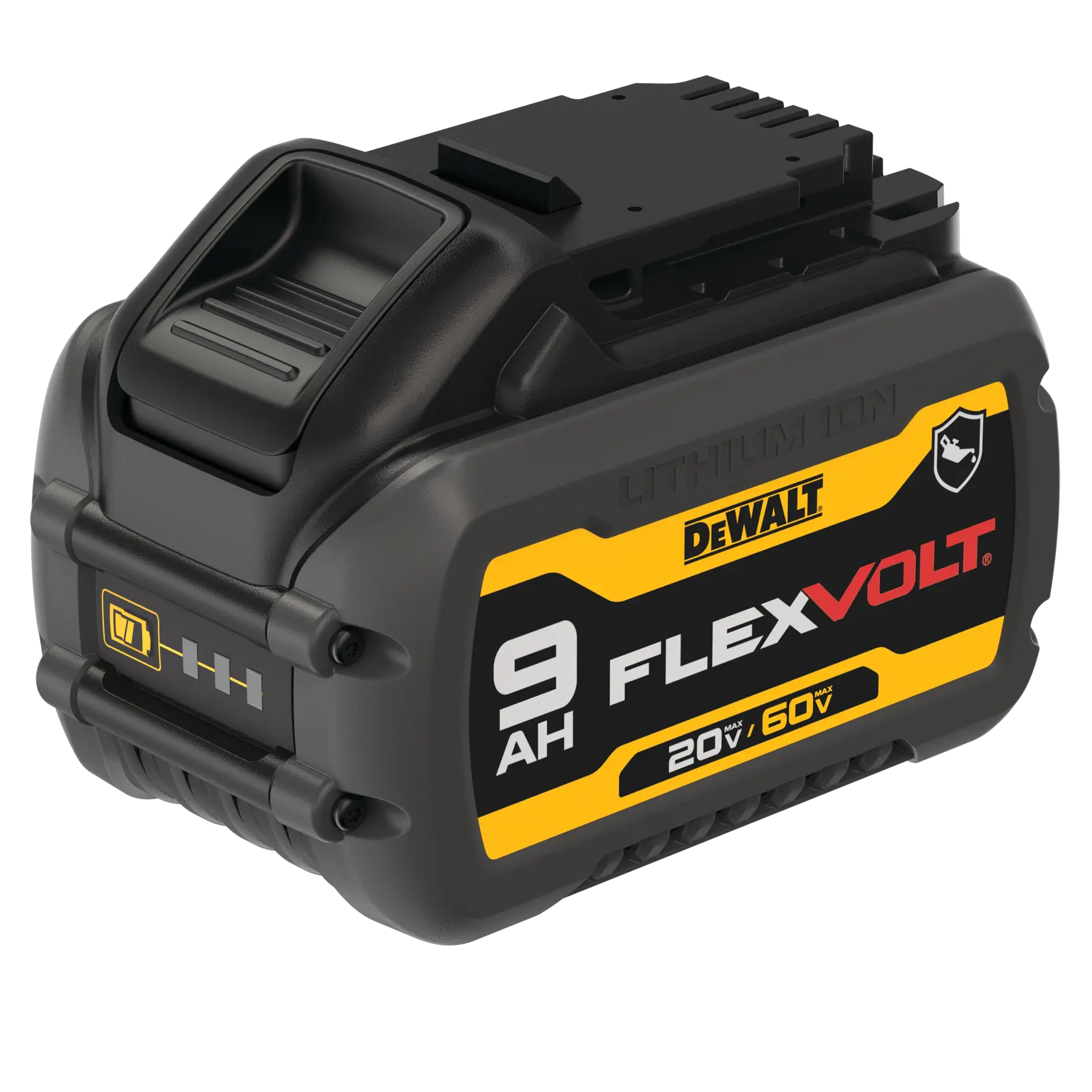 Profile of 20 Volt to 60 Volt 9 AMP hours Oil-Resistant Battery