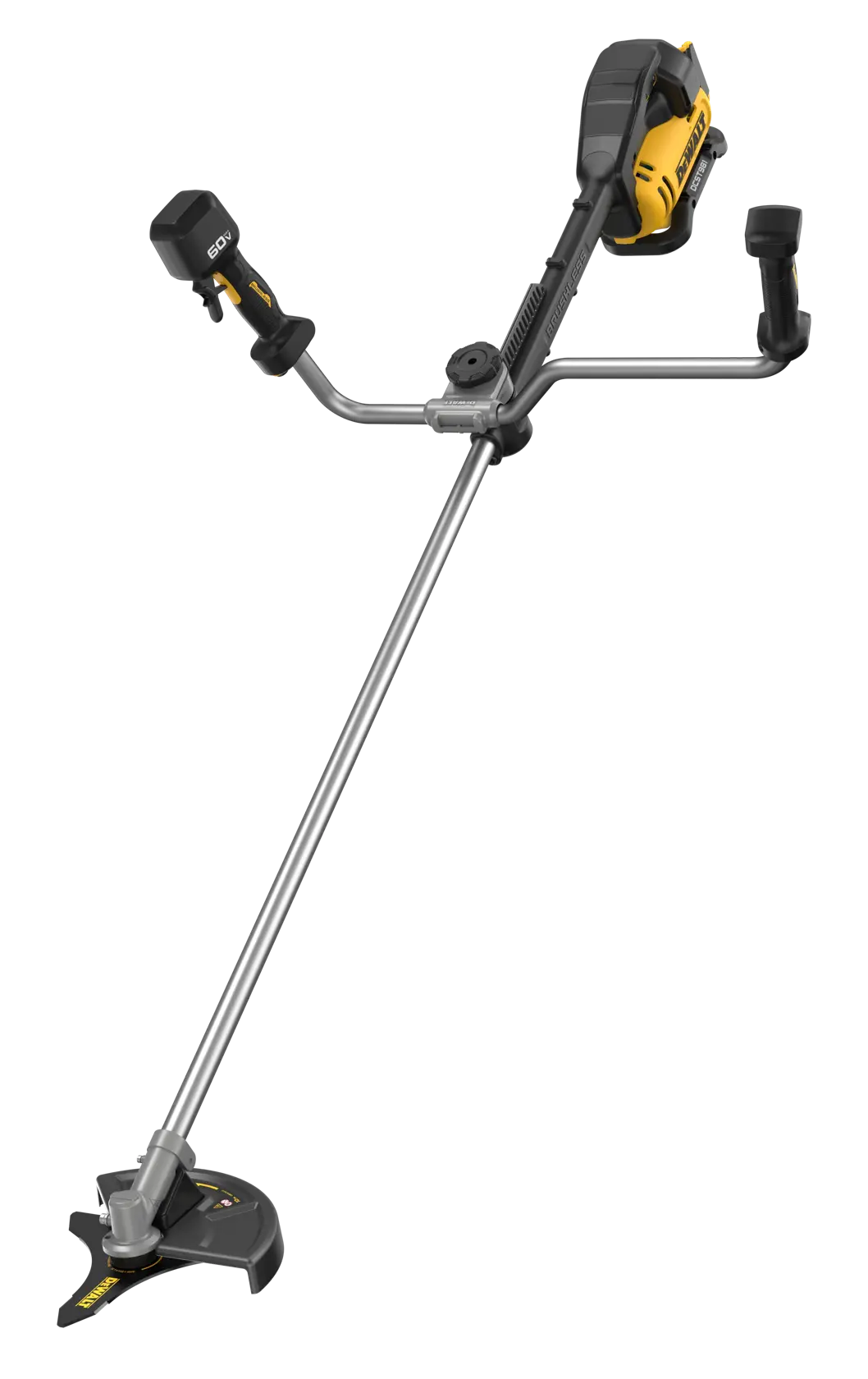 Side view of bare tool DEWALT Brush cutter