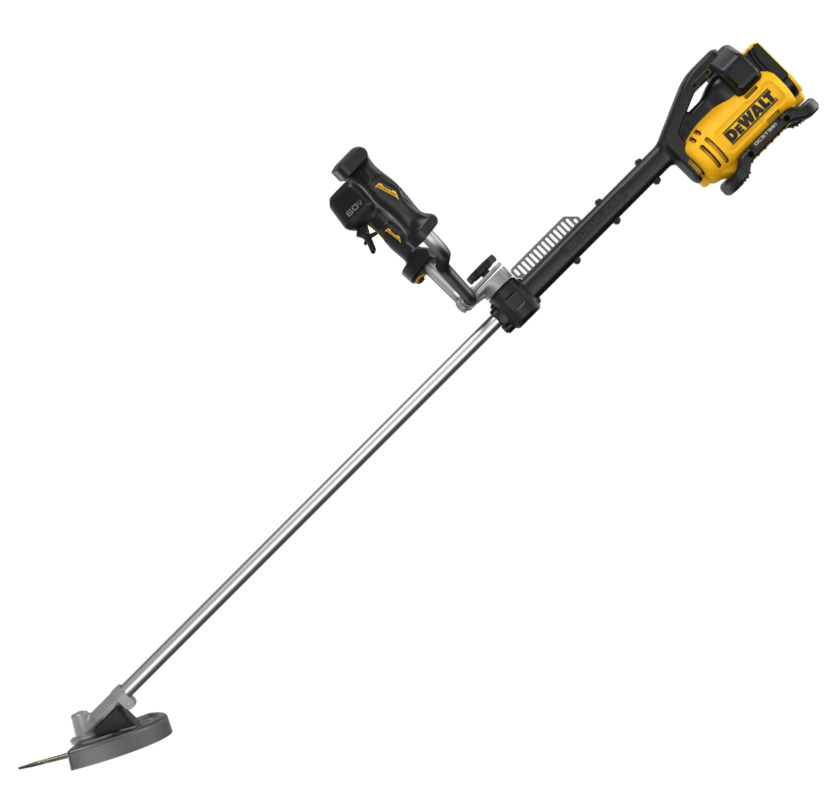 Side view of bare tool DEWALT Brush cutter