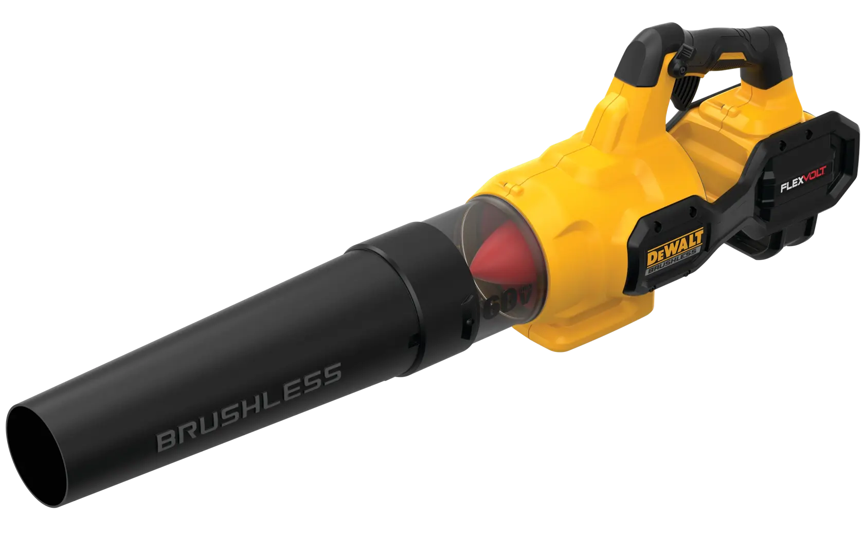Overhead view of  FLEXVOLT Brushless Cordless Handheld Axial Blower