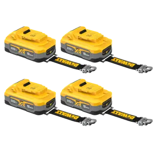 20V MAX* XR POWERSTACK(TM) 5 Ah Lanyard Ready Battery back view group