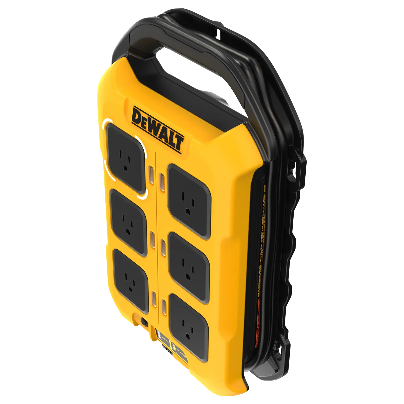 Power controller on white angled from above