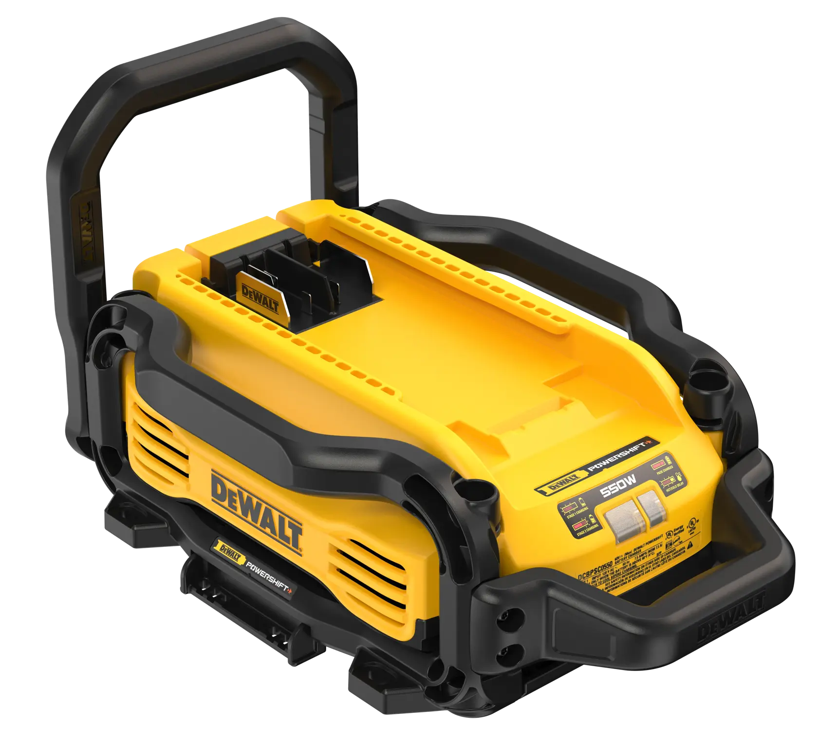 DEWALT POWERSHIFT™ 550W Charger on white background