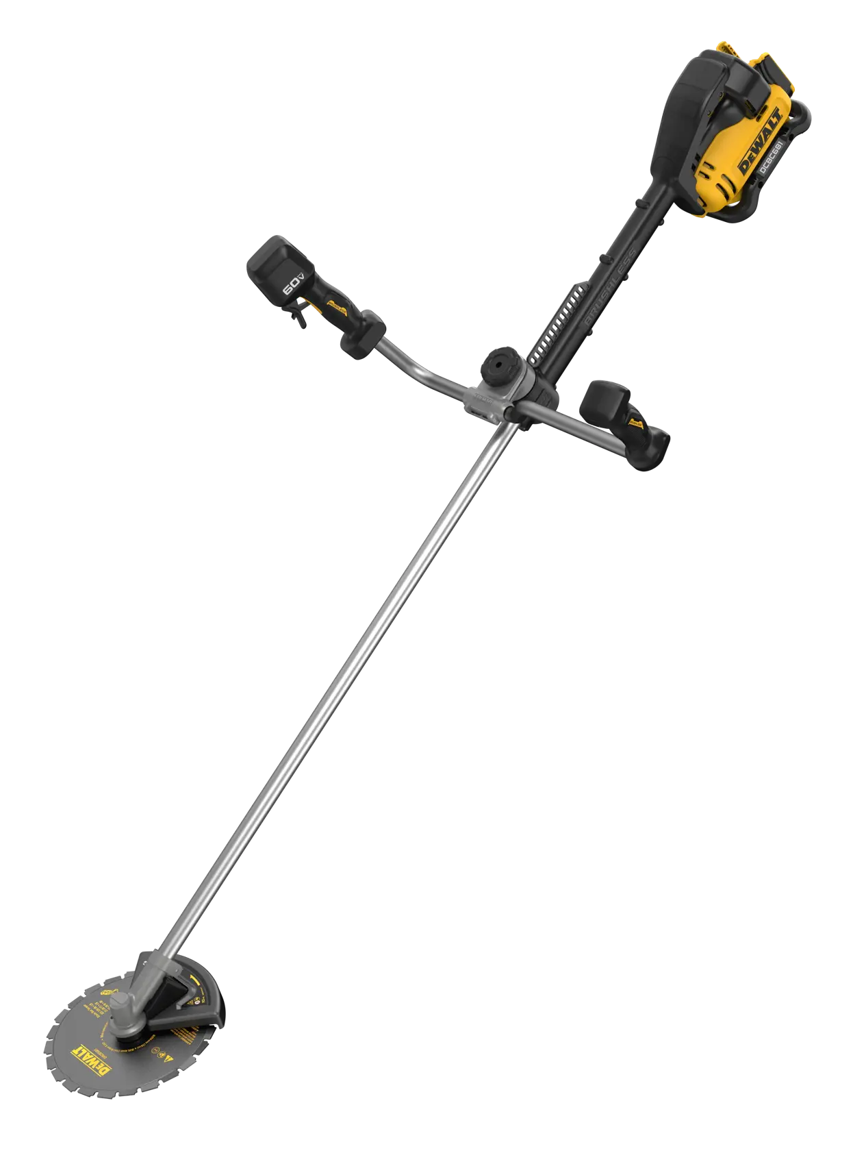 Front view of bare tool DEWALT Brush saw