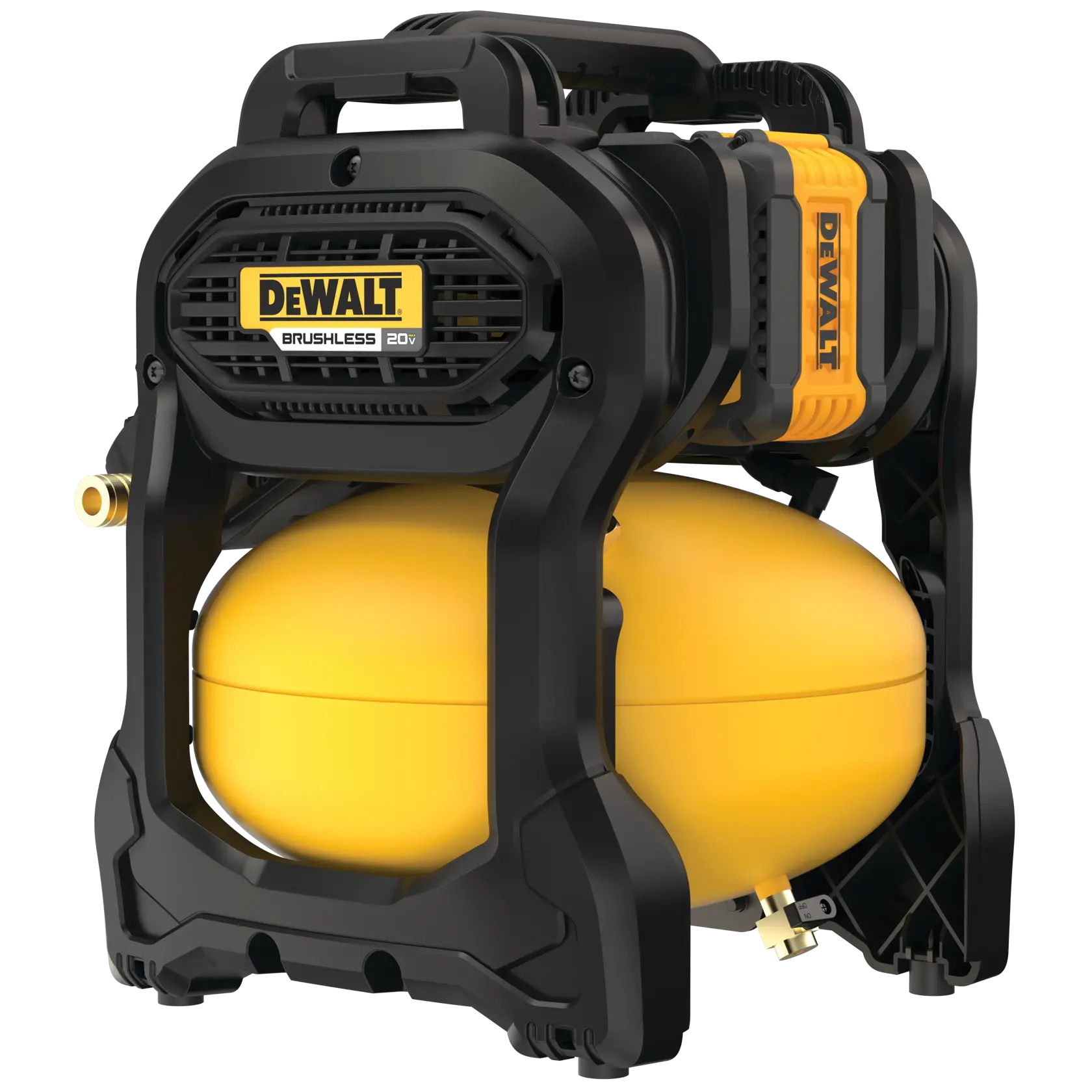 DEWALT 20V MAX* 2-1/2 Gal. Brushless Cordless Air Compressor Kit thumbnail 5