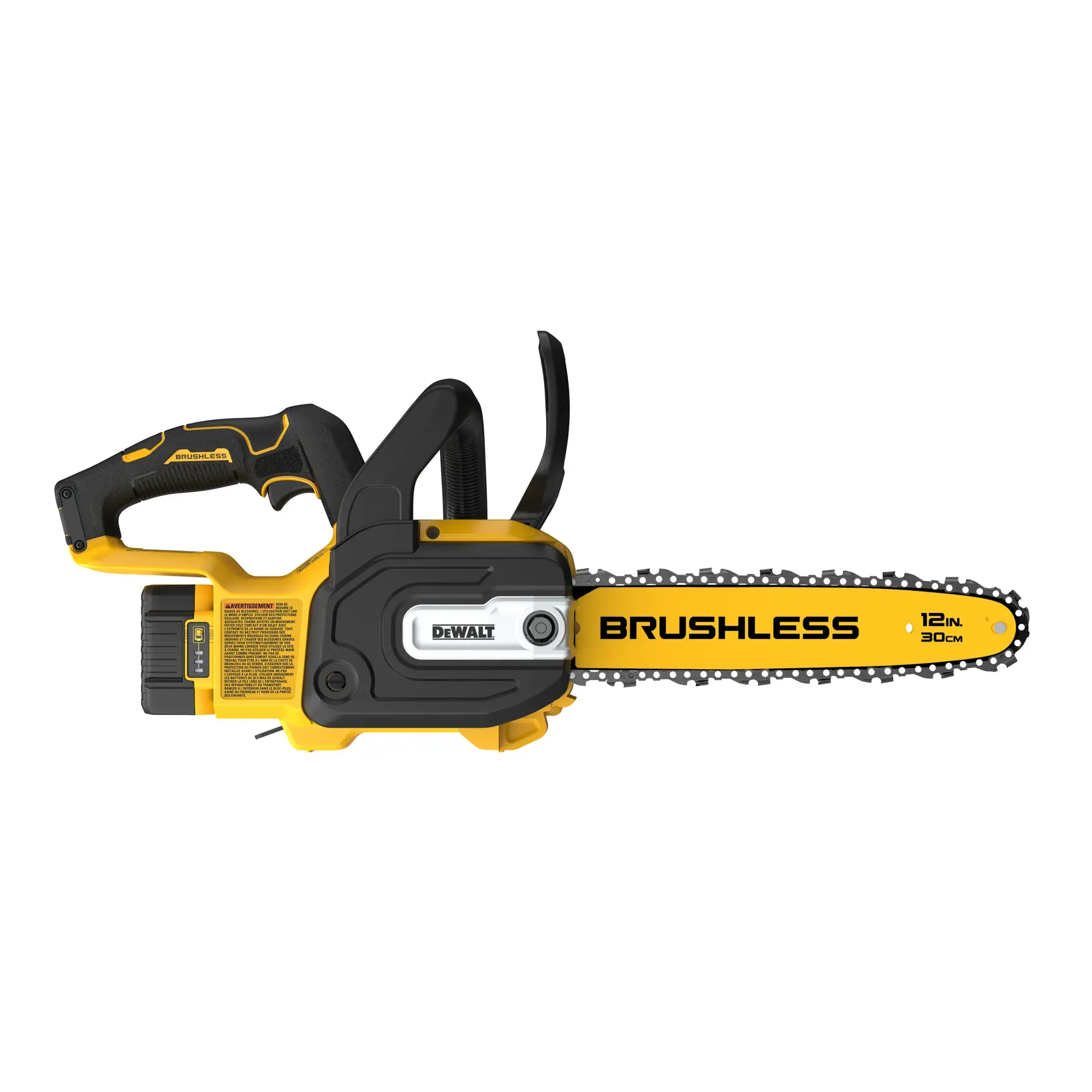DEWALT® 20V MAX* 12-in. Compact Brushless Cordless Chainsaw Kit thumbnail 4