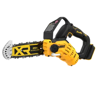 Pruning Chainsaw white background in 3/4 front view