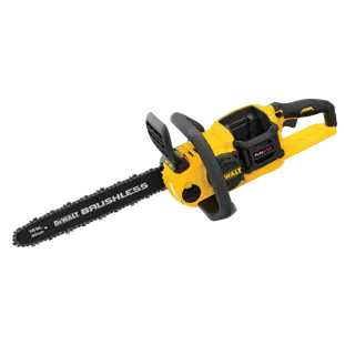 FLEXVOLT Cordless Chainsaw in overhead view