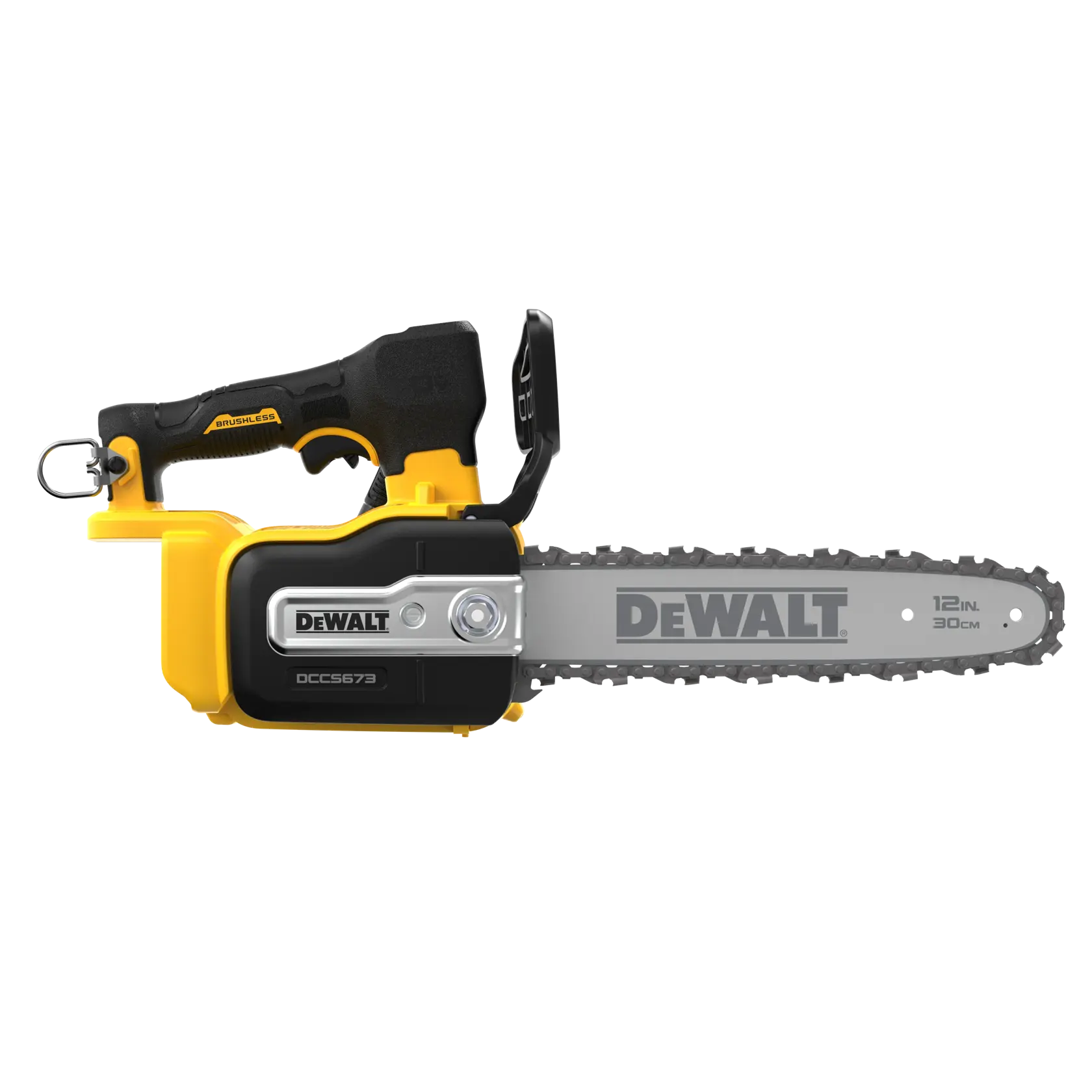 DEWALT® 60V MAX* 12-in. Brushless Cordless Compact Top Handle Chainsaw With Tool Connect™ (Tool Only) thumbnail 4