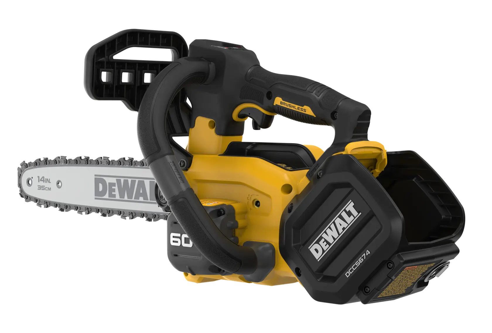 DEWALT® 60V MAX* 14-in. Top Handle Chainsaw (Tool only) thumbnail 5