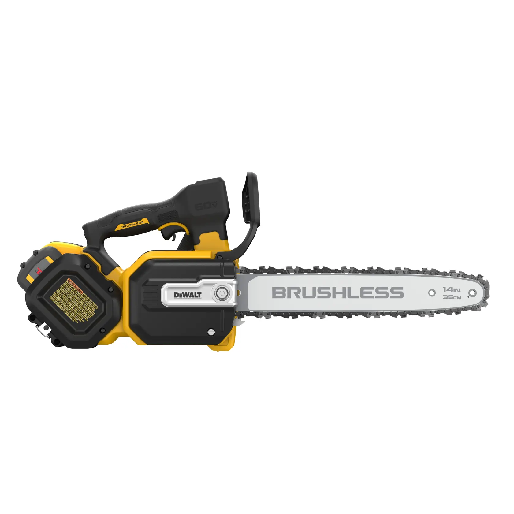 DEWALT® 60V MAX* 14-in. Brushless Cordless Top Handle Chainsaw Kit thumbnail 4