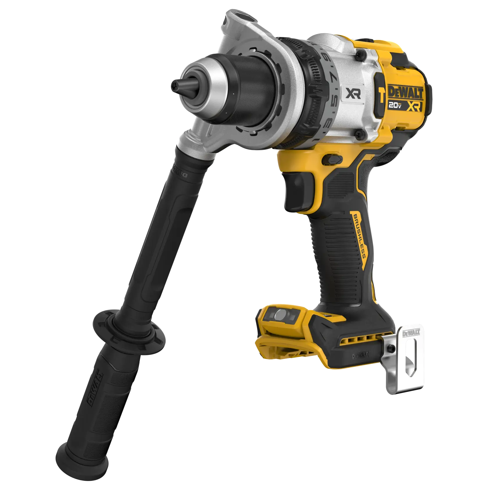 Left side angle 20V MAX* XR® Brushless Cordless 1/2 in. Hammer Drill (Tool Only)