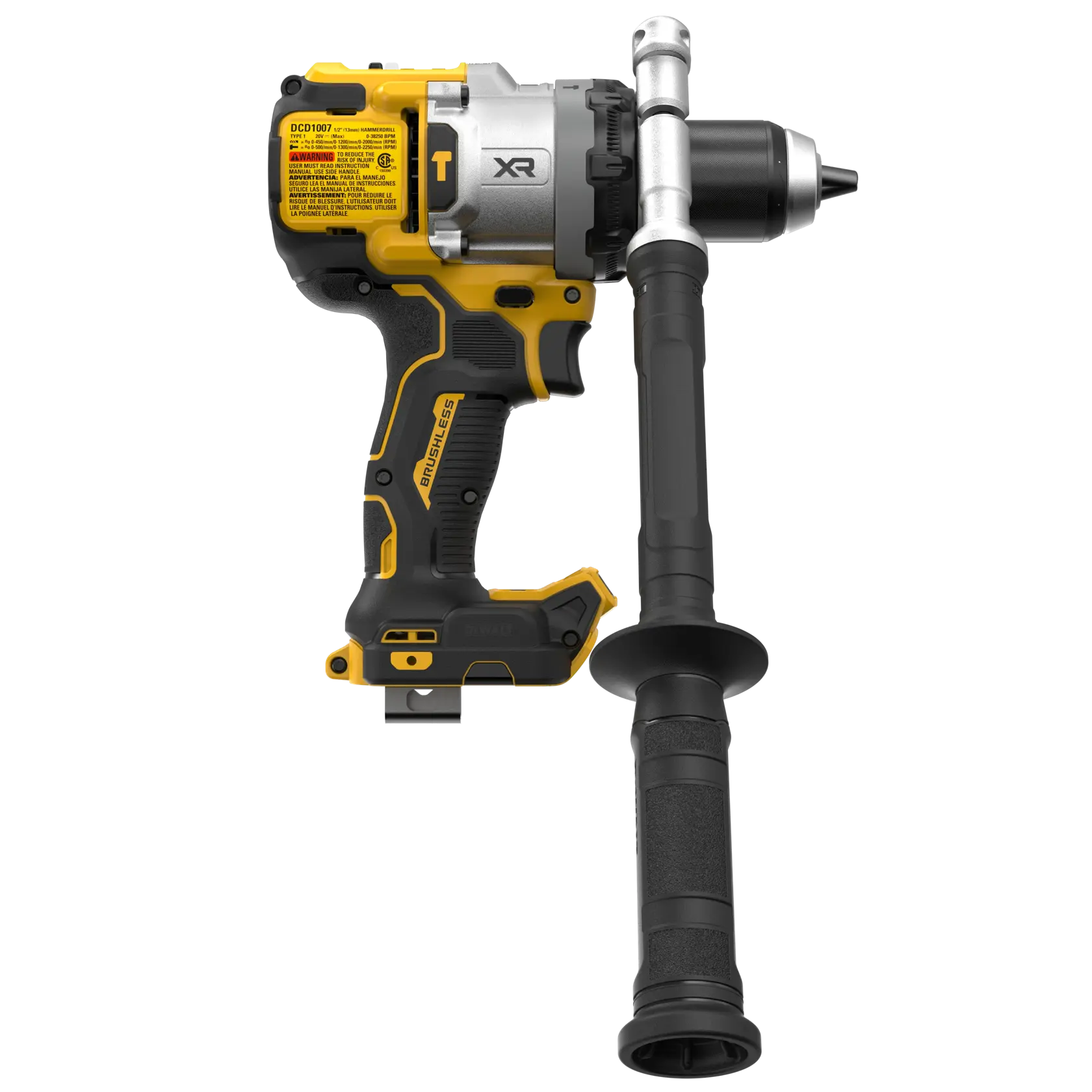 DEWALT® 20V MAX* XR® Brushless Cordless 1/2-in. 3-Speed Hammer Drill (Tool Only) thumbnail 4