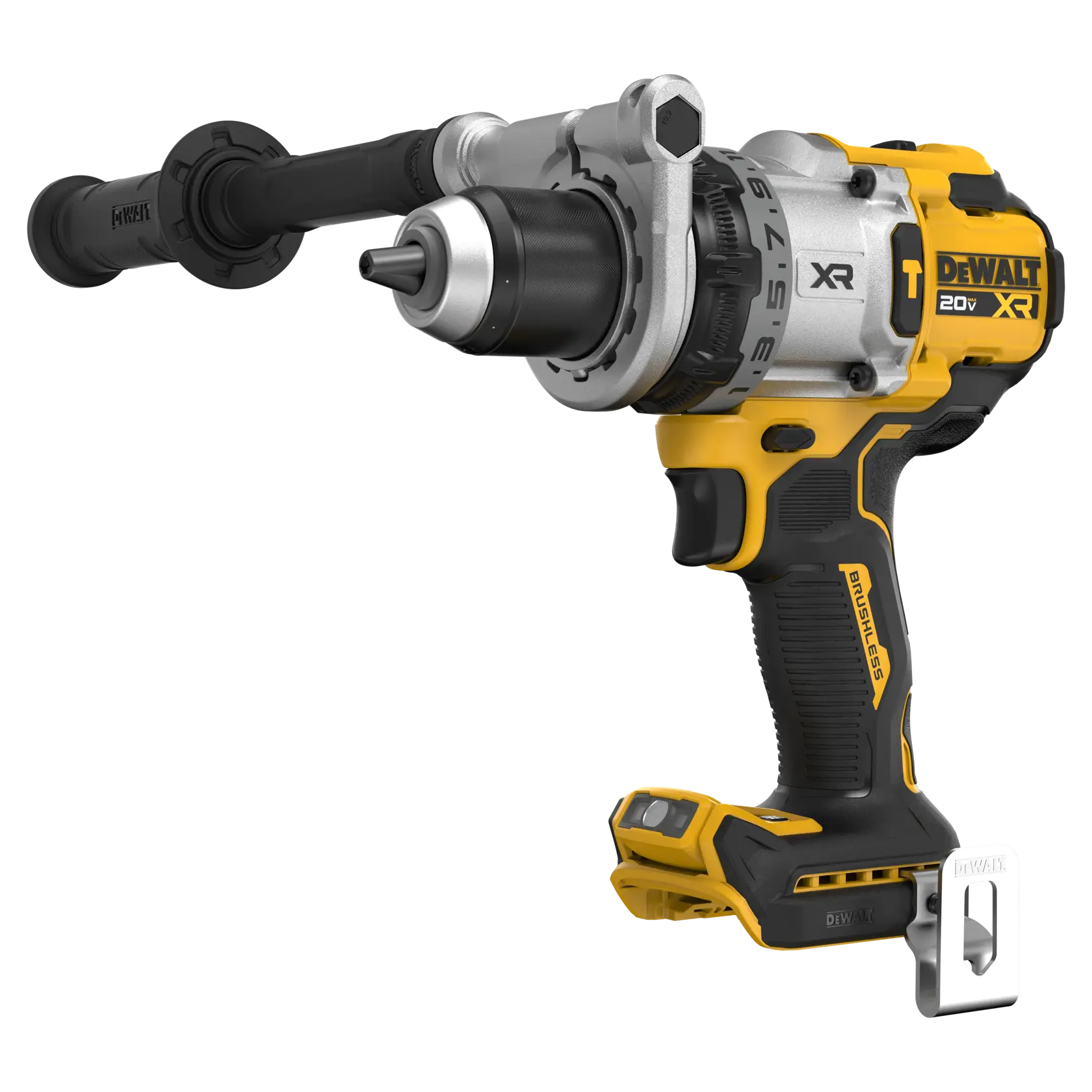 DEWALT® 20V MAX* XR® Brushless Cordless 1/2-in. 3-Speed Hammer Drill (Tool Only) thumbnail 7