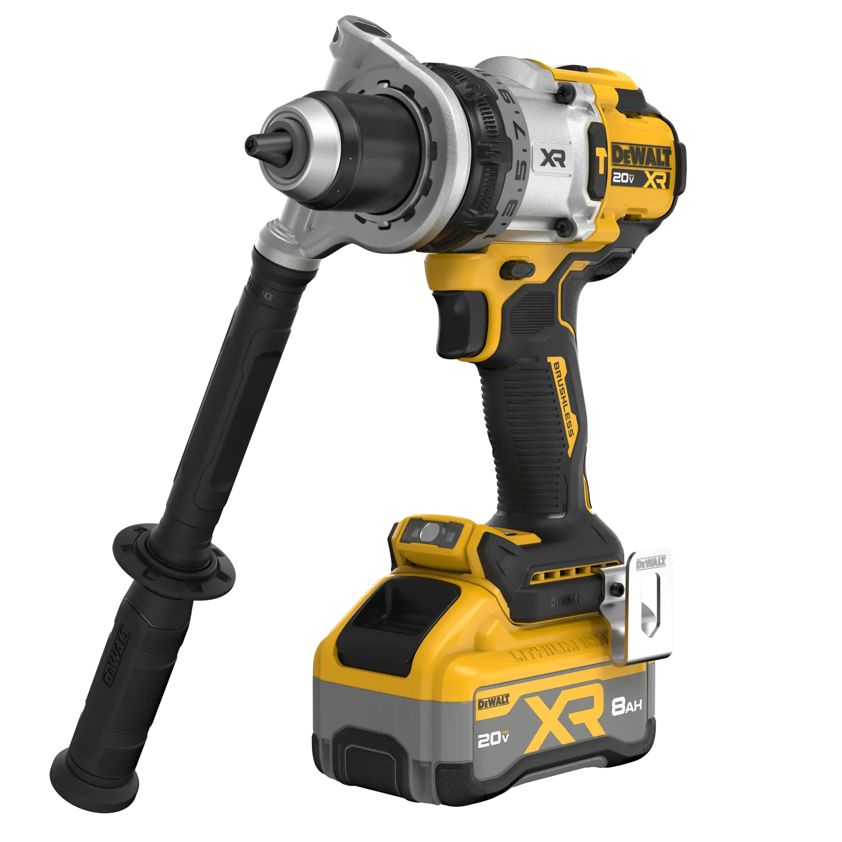 DEWALT® 20V MAX* XR® Brushless Cordless 1/2-in. 3-Speed Hammer Drill Kit