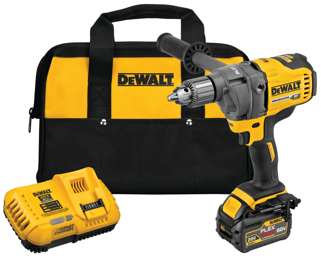 60V MAX Mixer/Drill With E-CLUTCH System Kit