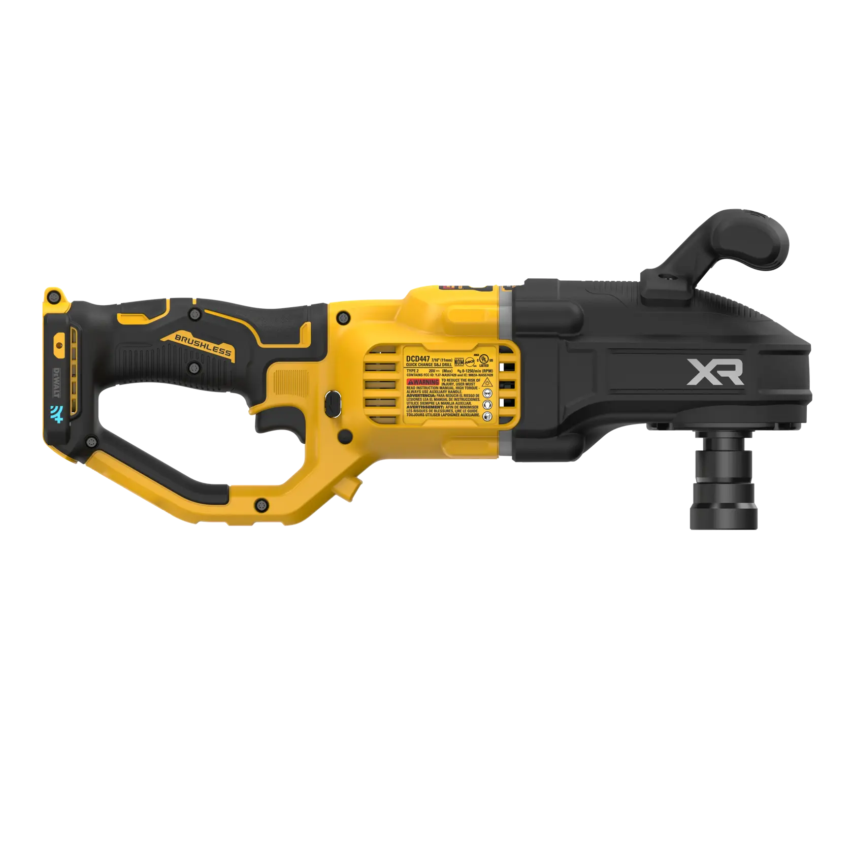 DEWALT® 20V MAX* XR® Brushless Cordless 7/16-in. Quick Change Compact Stud & Joist Drill (Tool Only) thumbnail 4