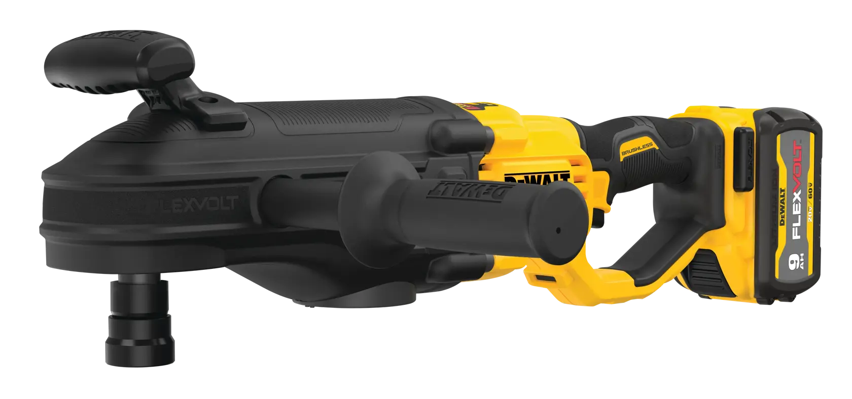 DEWALT® FLEXVOLT 60V MAX* Brushless Cordless 7/16-in. (11mm) Quick-Change Stud and Joist Drill with E-Clutch System, (2) 9.0 Ah Batteries and Charger