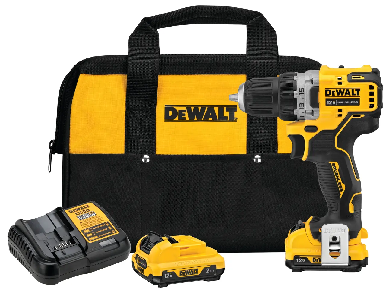 12V MAX Brushless Cordless 3/8-in Drill/Driver Kit