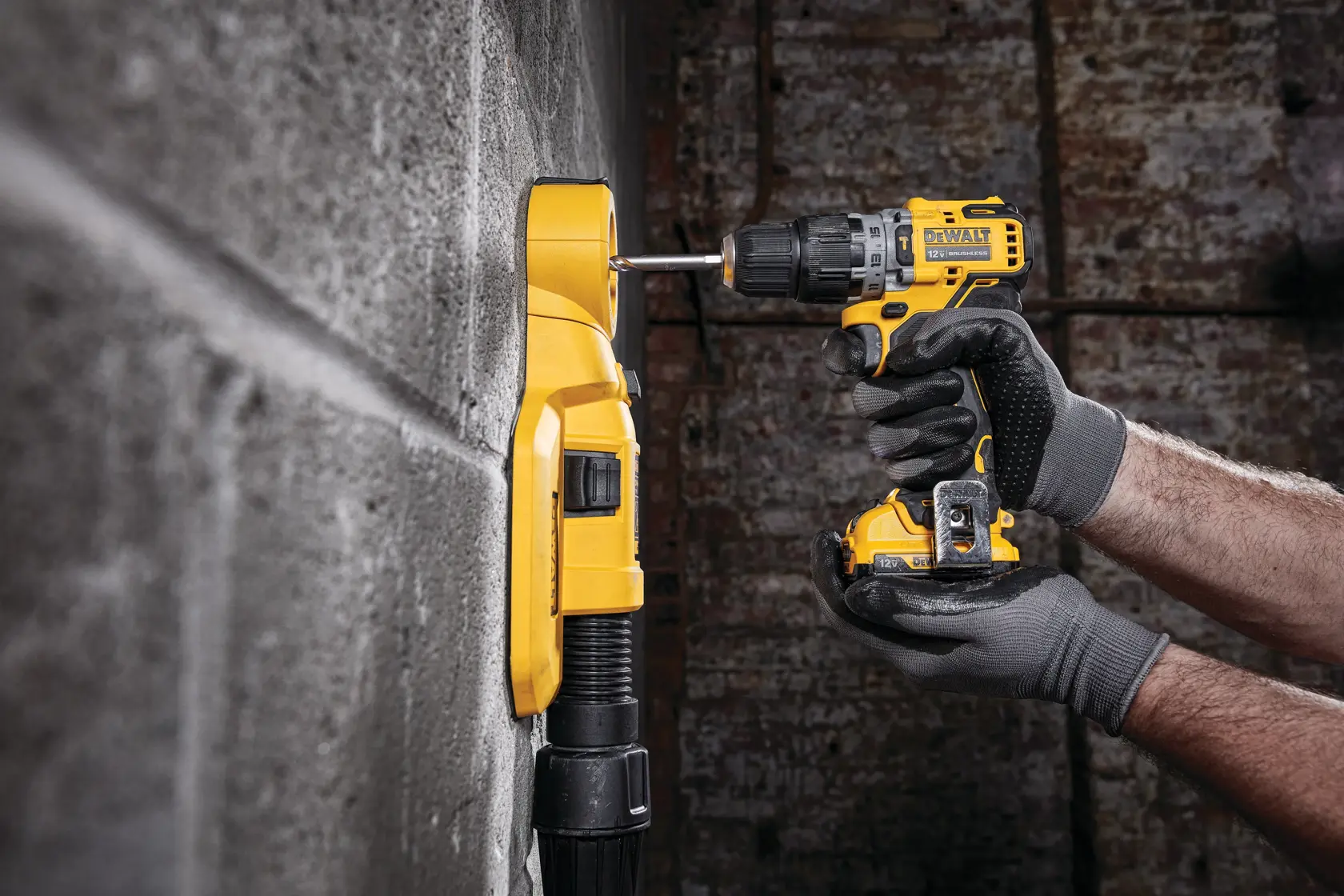 DEWALT® XTREME™ 12V MAX* Brushless Cordless 3/8-in. (9.5mm) Hammer Drill with (2) 2.0 Ah Batteries and Charger