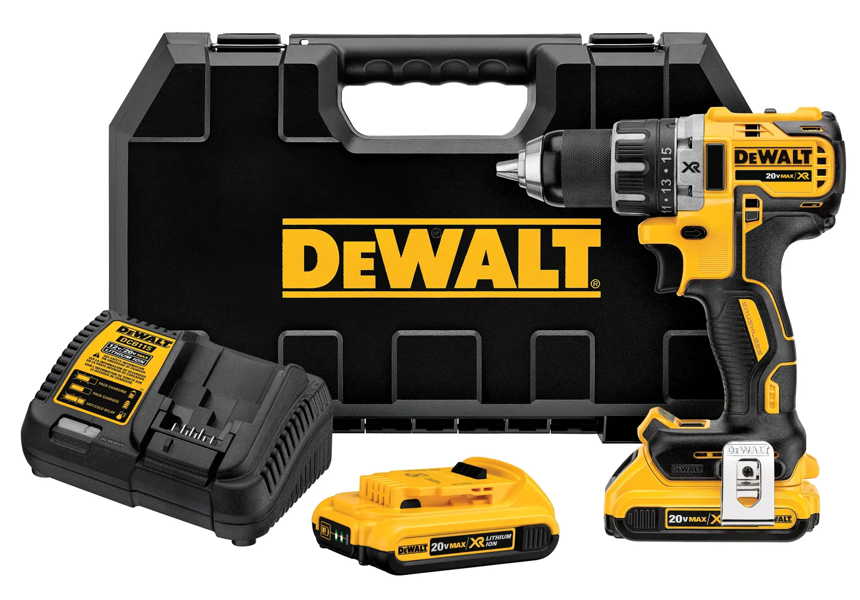 DEWALT DCD791D2 20V MAX XR brushless drill driver kit