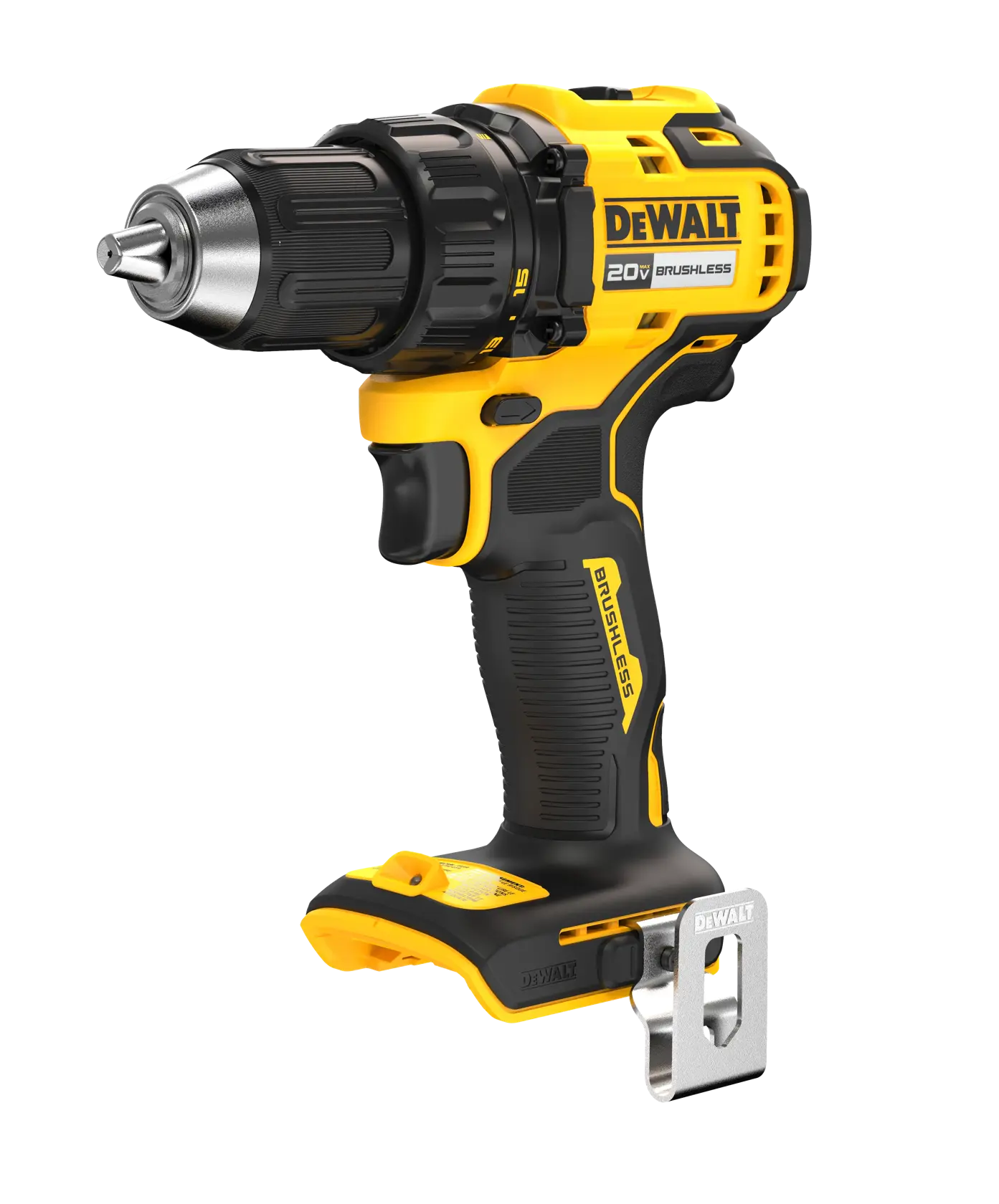  20V MAX Brushless 1/2 in. Drill/Driver angled (bare tool)