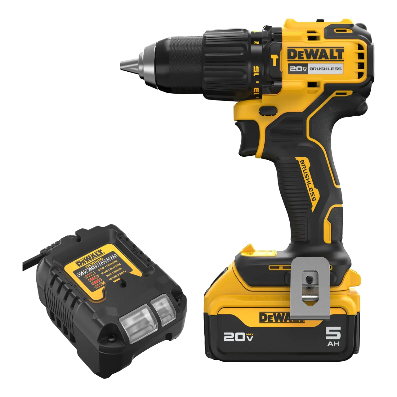20V MAX 1/2in. Brushless Hammer Drill Kit