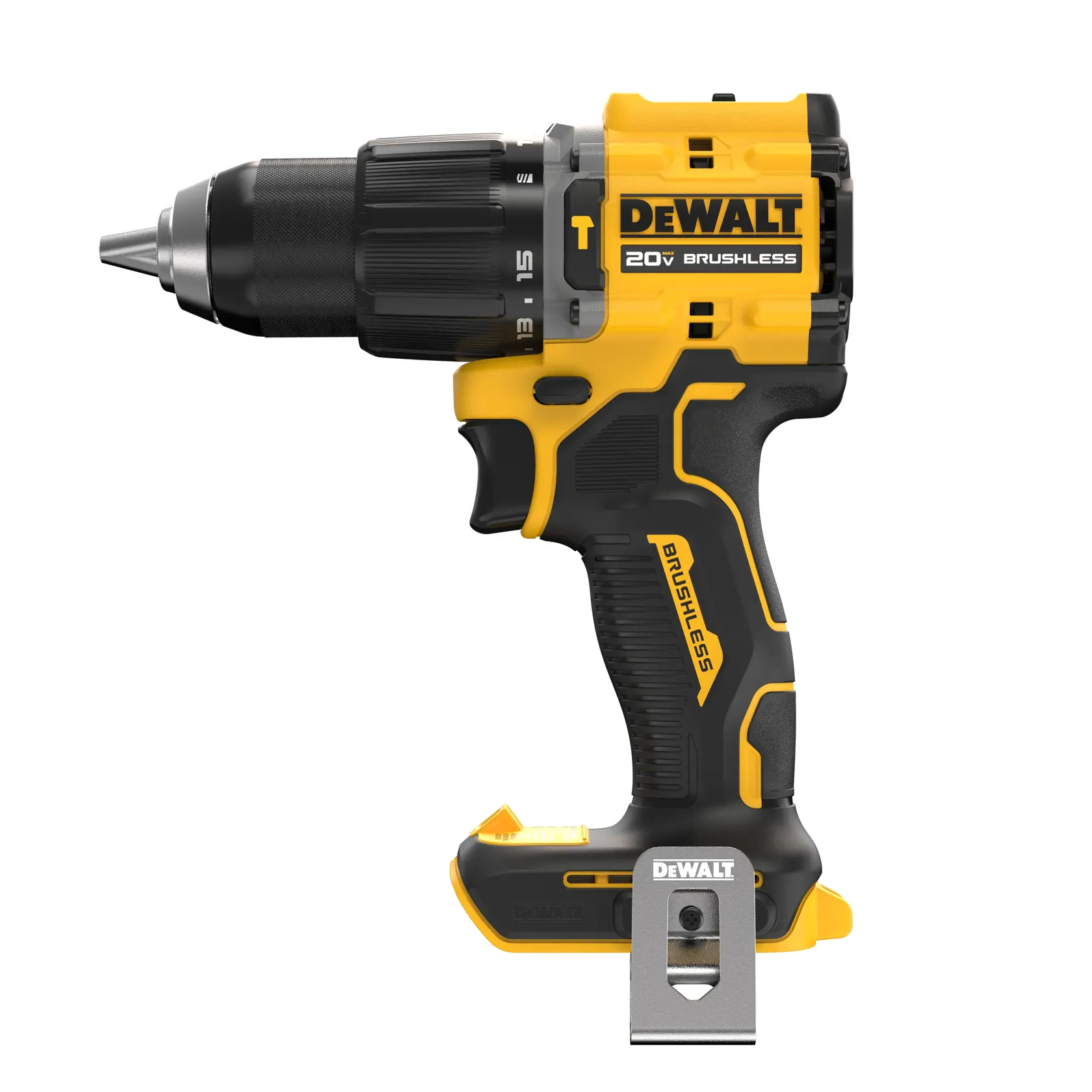 ATOMIC COMPACT SERIES(™) 20V MAX 1/2 in. Hammer Drill back view angled (bare tool)