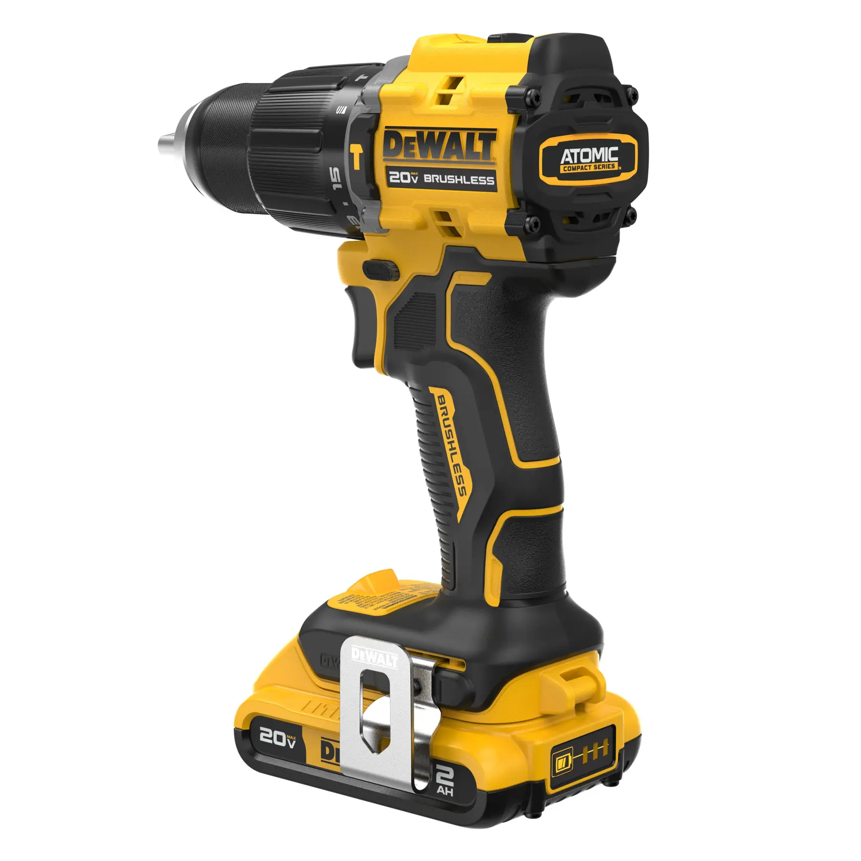 DEWALT® ATOMIC COMPACT SERIES™ 20V MAX* Brushless Cordless 1/2-in. Hammer Drill Kit thumbnail 4