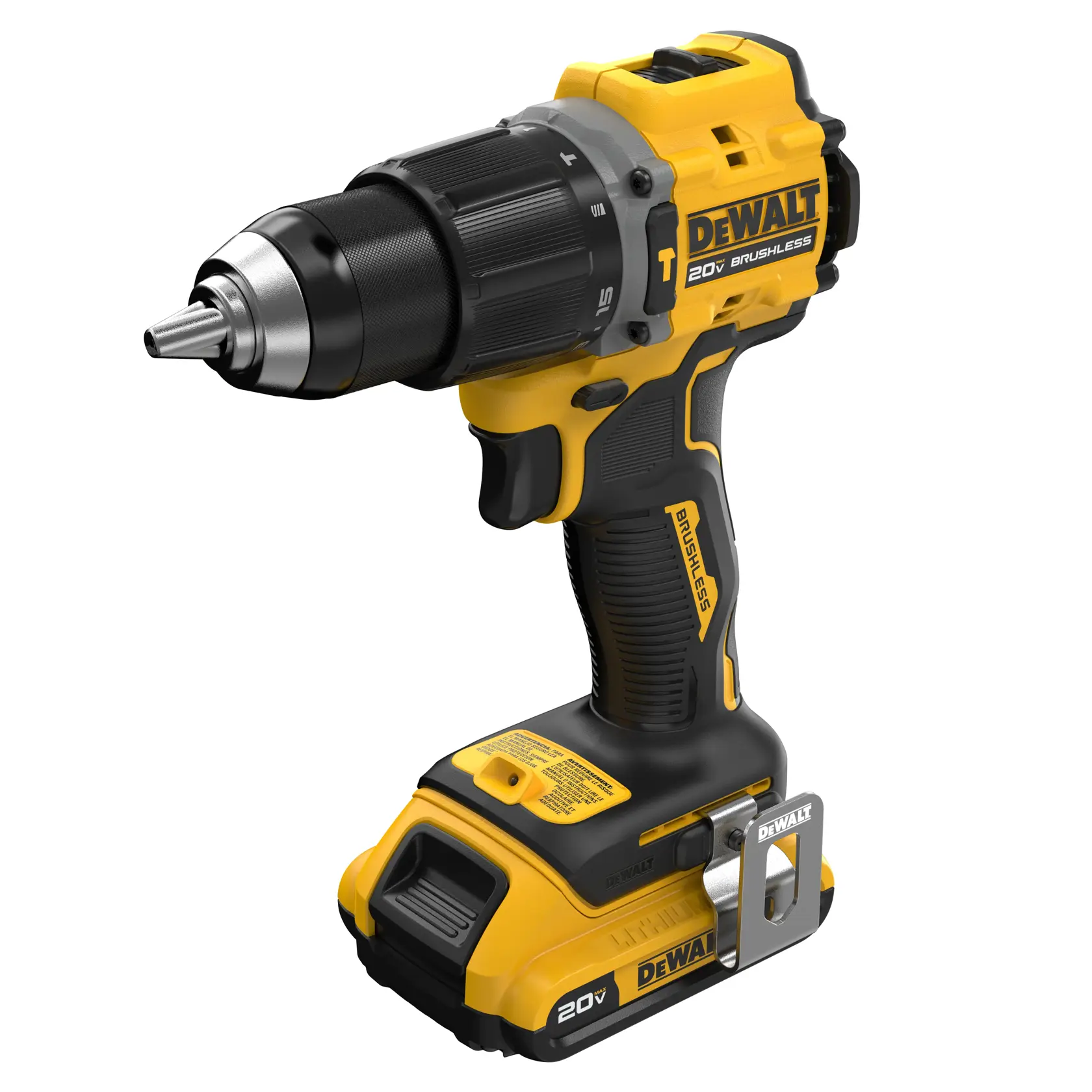 DEWALT® ATOMIC COMPACT SERIES™ 20V MAX* Brushless Cordless 1/2-in. Hammer Drill Kit thumbnail 5