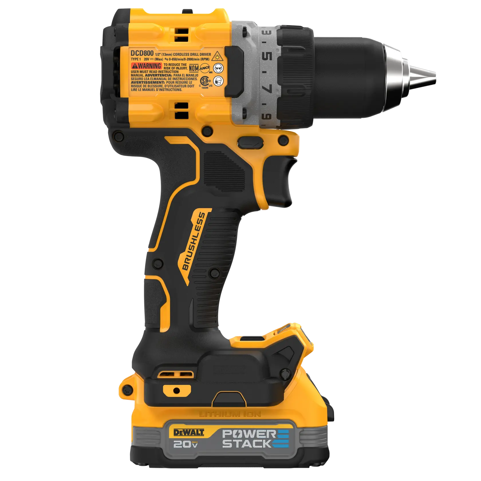 DEWALT® 20V MAX* XR® Brushless Cordless 1/2-in. Drill/Driver Kit thumbnail 4