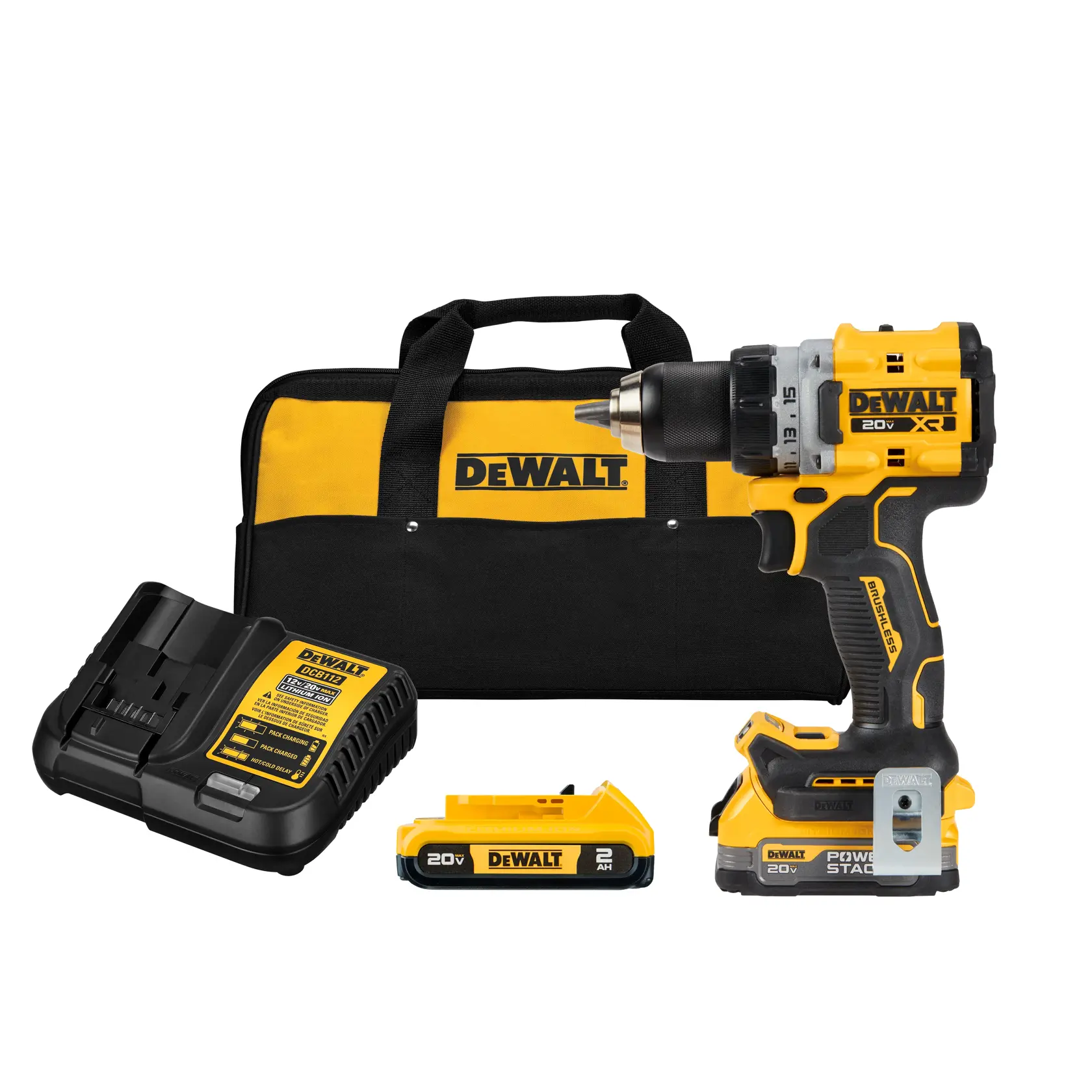  DCD800 20V MAX XR(®) Brushless Cordless 1/2 inch Drill/Driver product features: 1/2 inch Metal ratcheting chuck, adjustable 3-position 3 mode LED with up to 70 lumens, compact 6.37 inch size is 1/2 inch shorter in length, up to 40 percent more unit watts out