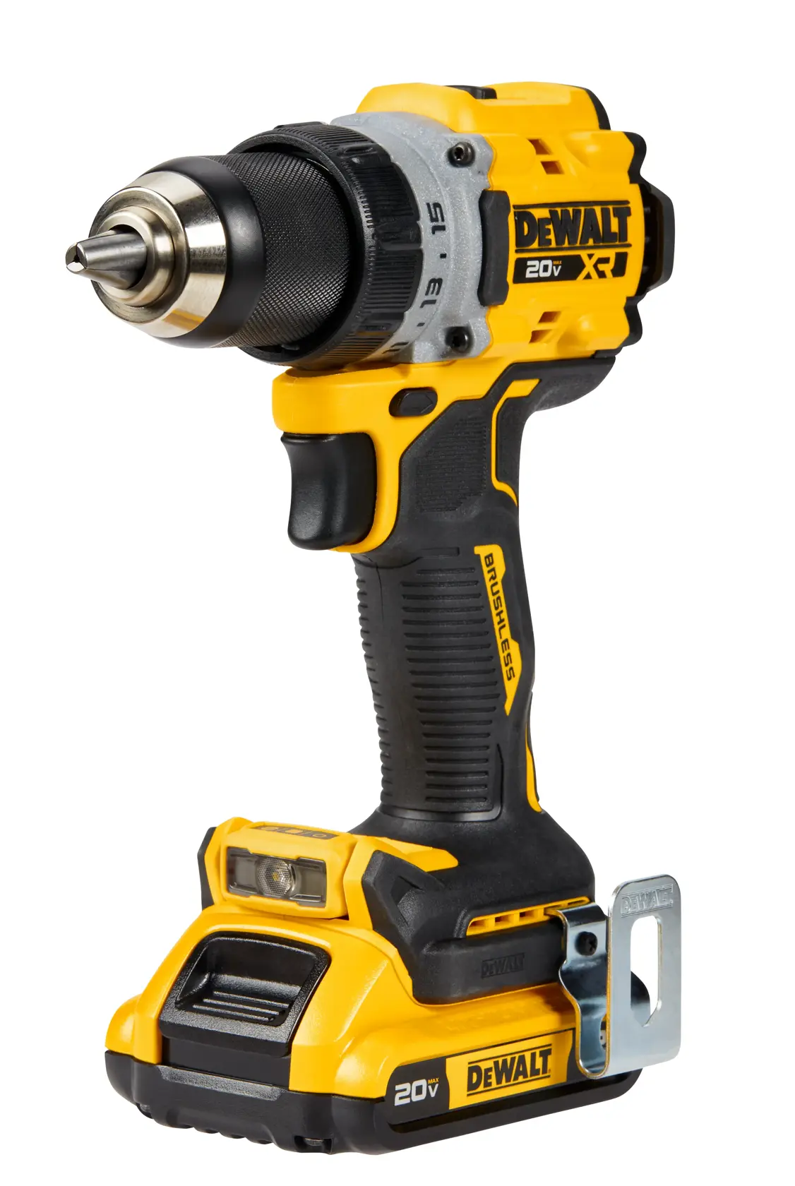 DEWALT® 20V MAX* XTREME™ Cordless Brushless 1/2 in Drill Driver Kit (2) Lithium Ion Batteries with Charger