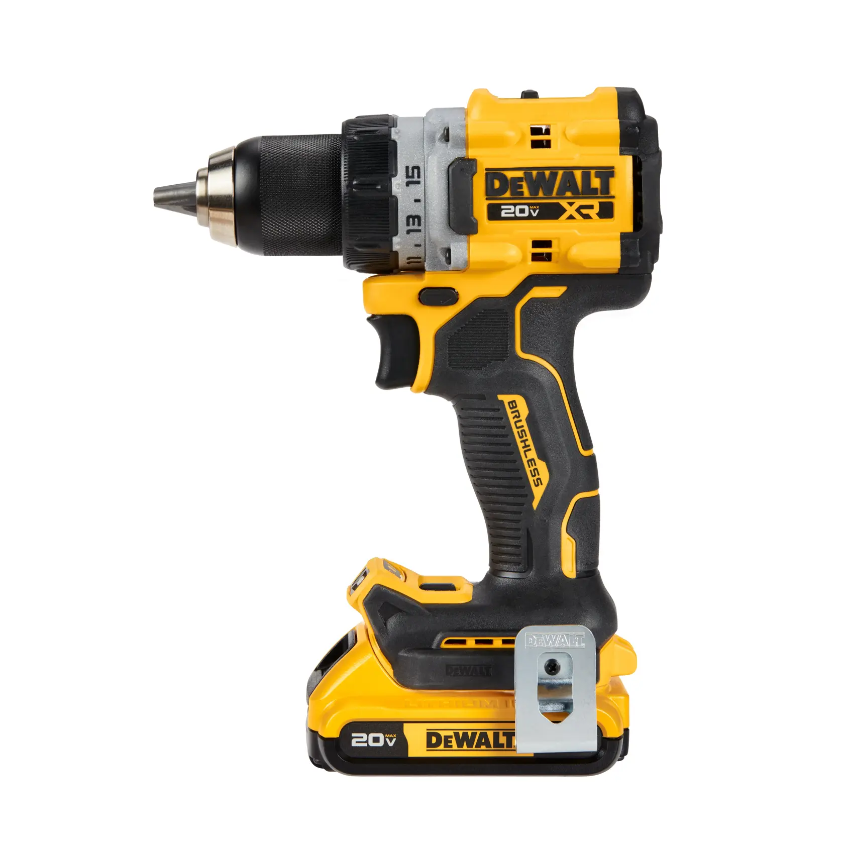 DEWALT® 20V MAX* XTREME Cordless Brushless 1/2 in Drill Driver Kit (2) Lithium Ion Batteries with Charger