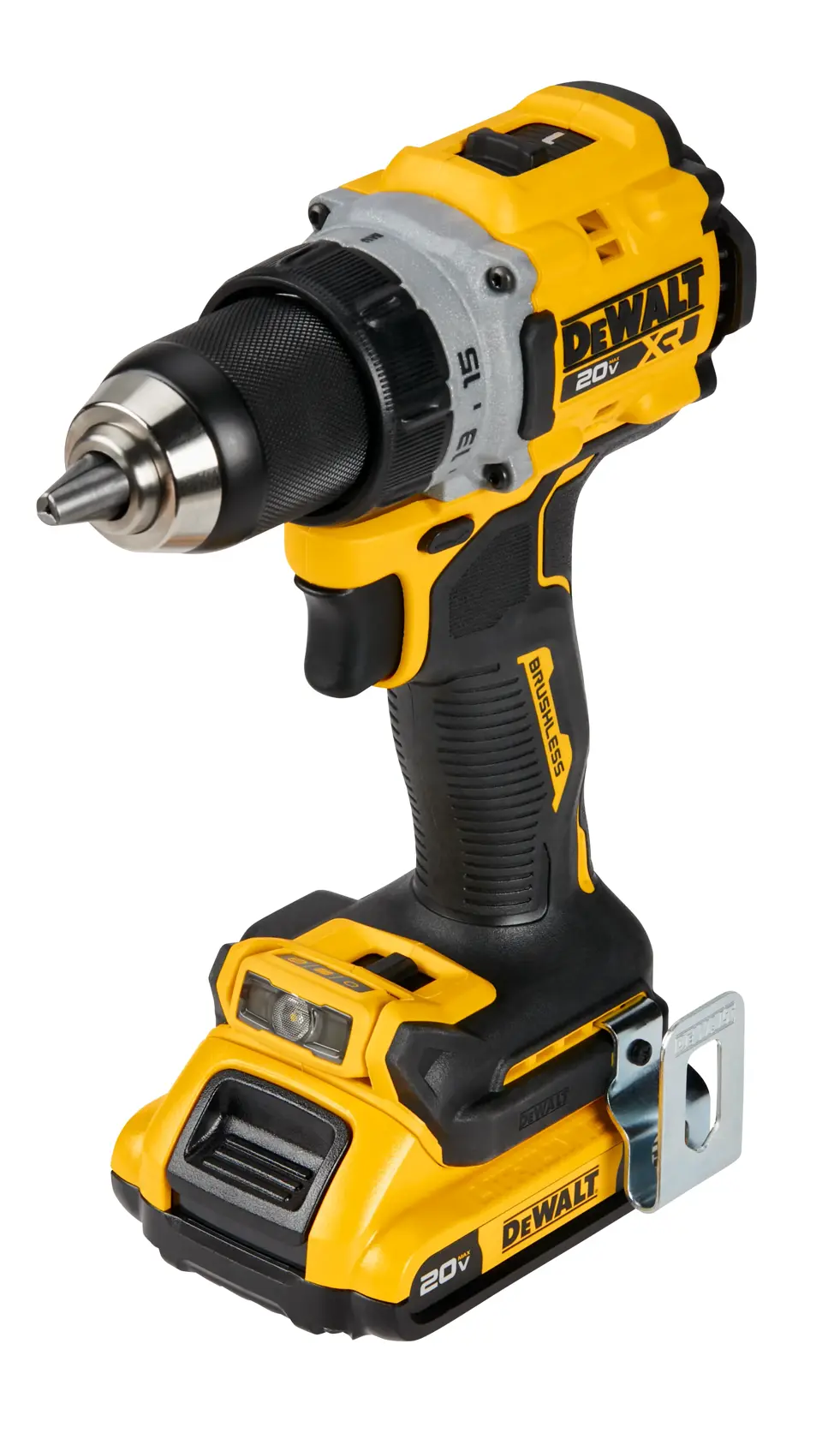 DEWALT® 20V MAX* XTREME Cordless Brushless 1/2 in Drill Driver Kit (2) Lithium Ion Batteries with Charger