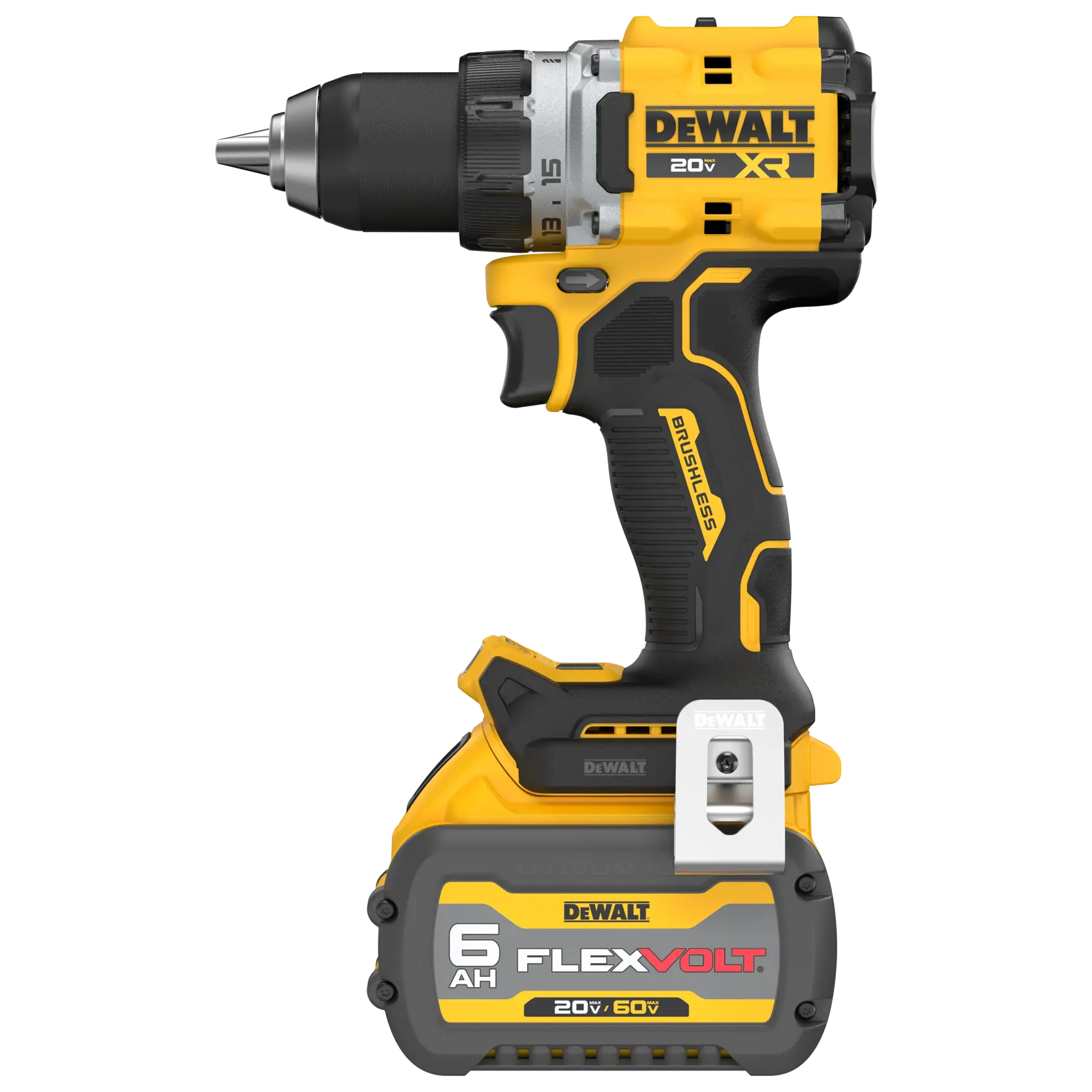 DEWALT® 20V MAX* XR® 1/2-in. Drill/Driver Kit With 6AH FLEXVOLT® Battery thumbnail 2
