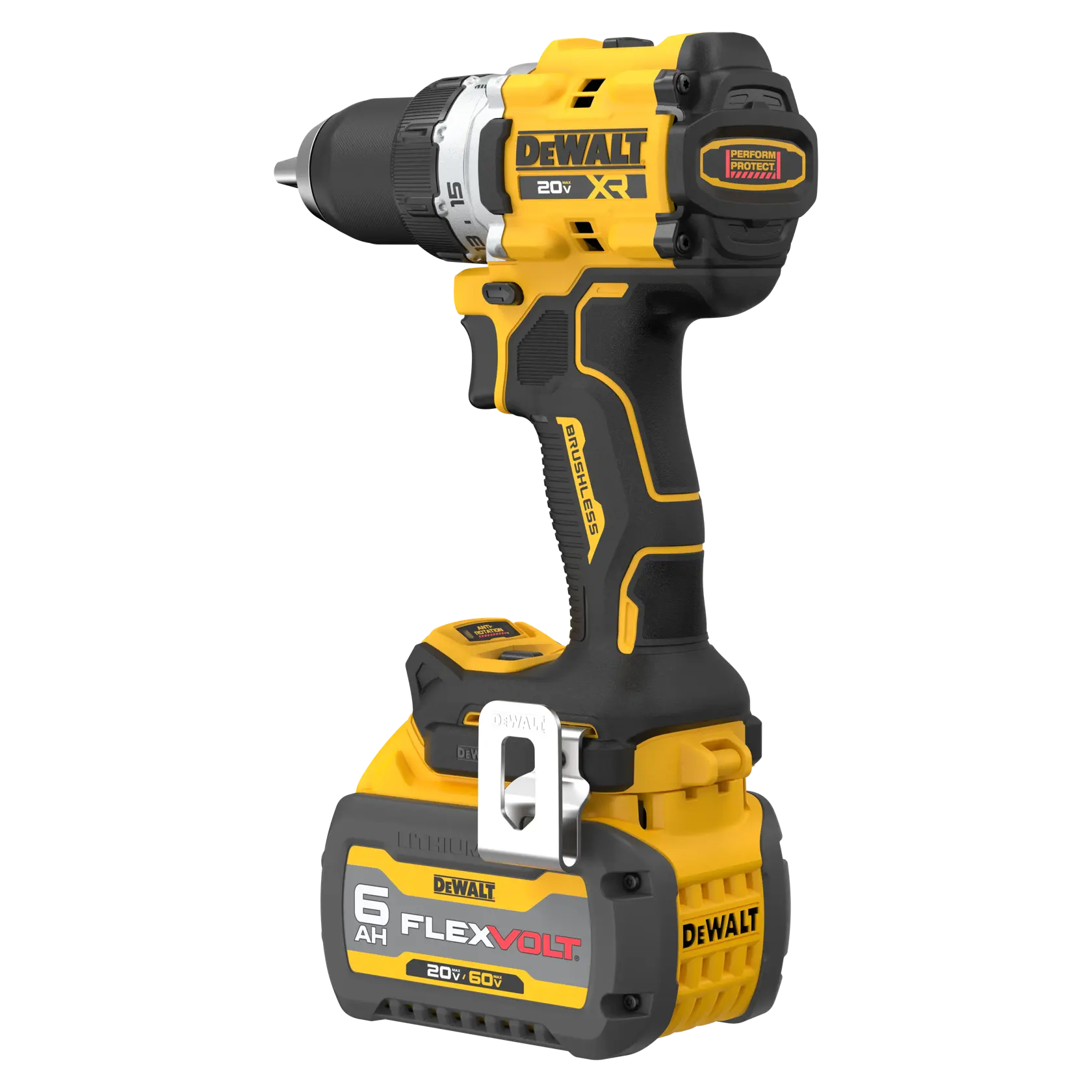 DEWALT® 20V MAX* XR® 1/2-in. Drill/Driver Kit With 6AH FLEXVOLT® Battery thumbnail 5