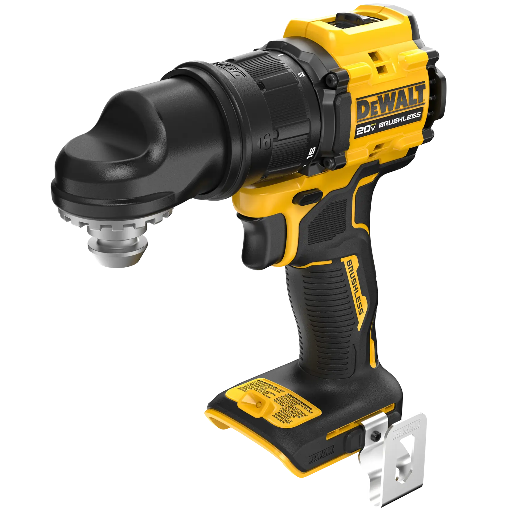 Side angle of the ATOMIC™ 20V MAX* Multi-Head Drill/Driver on white