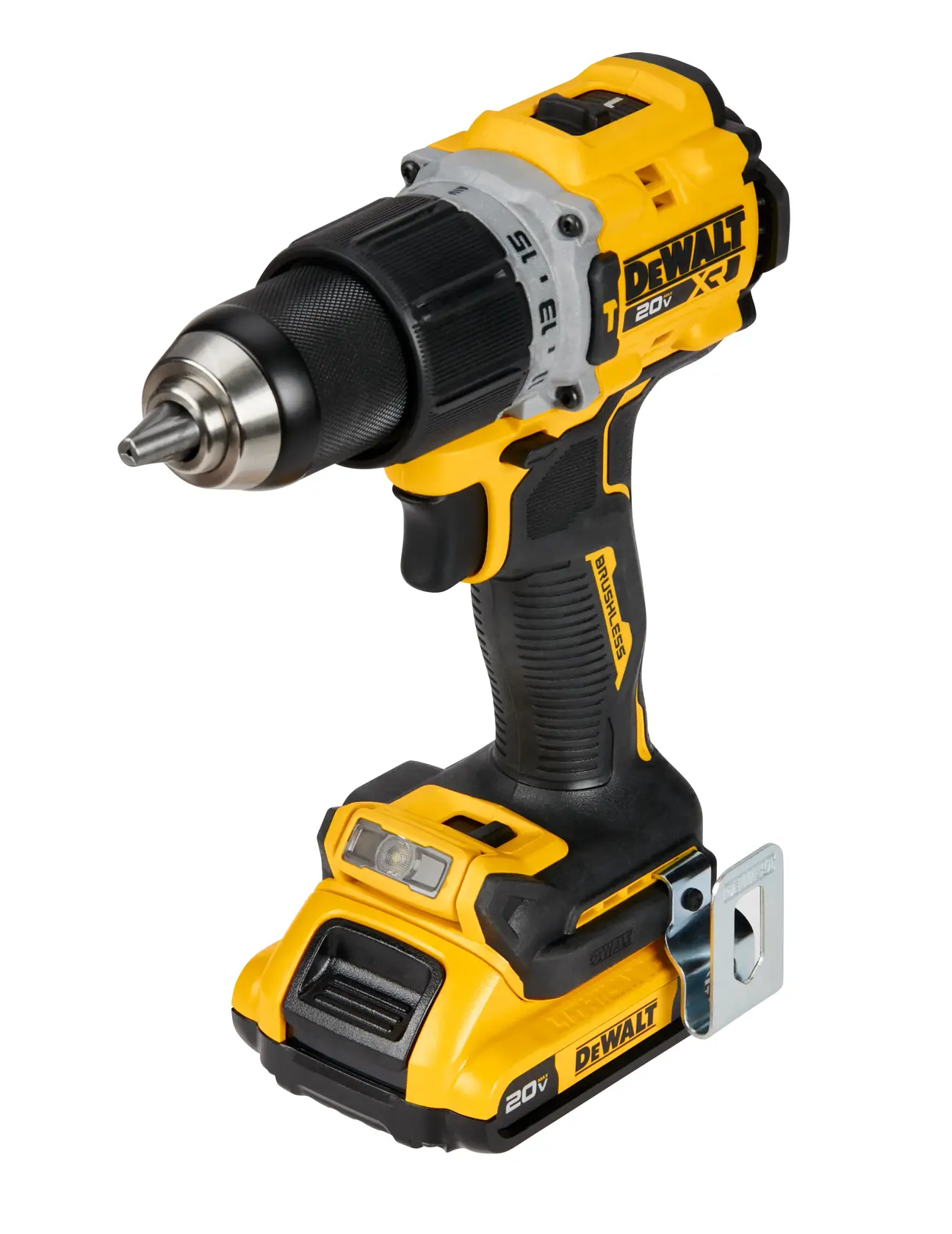 DEWALT® 20V MAX* XTREME™ Cordless Brushless 1/2 in Hammer Drill Kit (2) Lithium Ion Batteries with Charger thumbnail 5