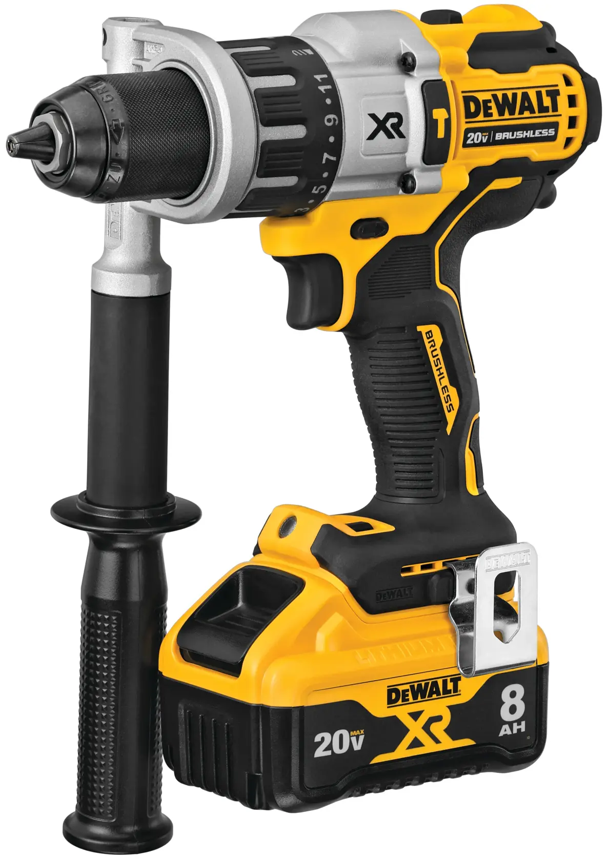 DEWALT 20V MAX* XR® 1/2 in. Brushless Cordless Hammer Drill/Driver with POWER DETECT™ Kit thumbnail 2