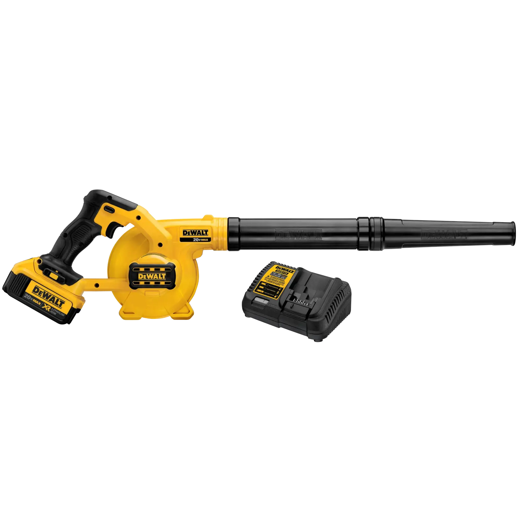DEWALT® 20V MAX* Cordless Blower for Jobsite with (1) 4.0 Ah Battery and Charger