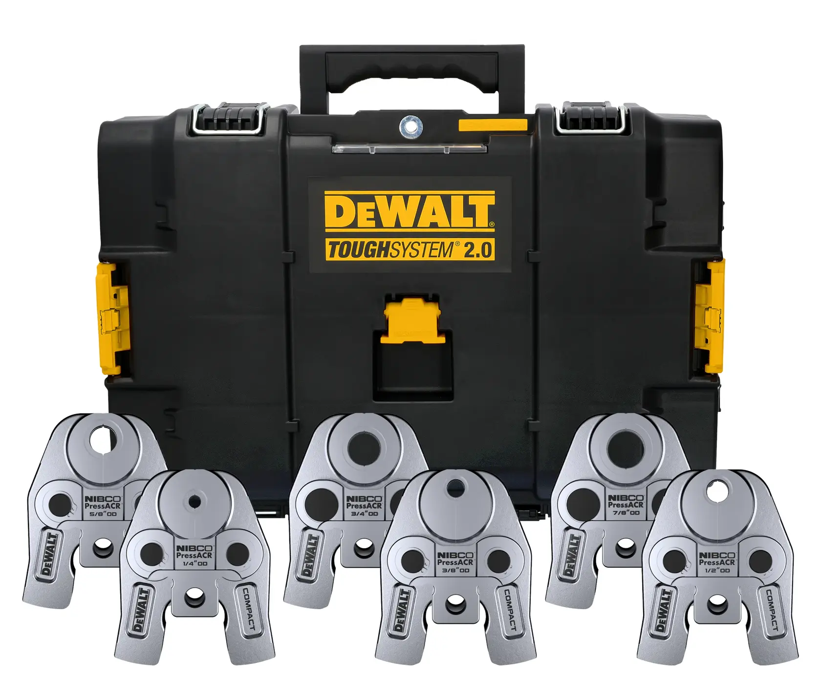 DEWALT Compact PressACR® Press Jaw Kit on White Background