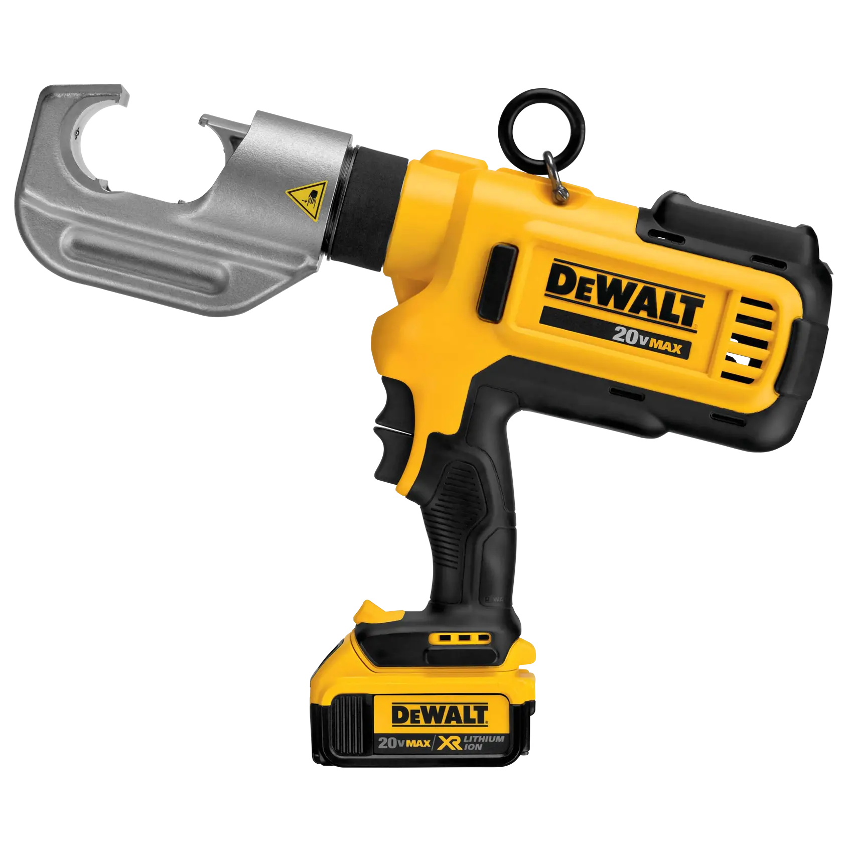 DEWALT® 20V MAX* Cordless Died Cable Crimping Tool with (4) 5.0 Ah Batteries and Charger