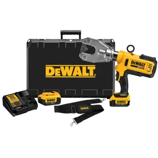 DEWALT® 20V MAX* Cordless Dieless Cable Crimping Tool with (4) 5.0 Ah Batteries and Charger