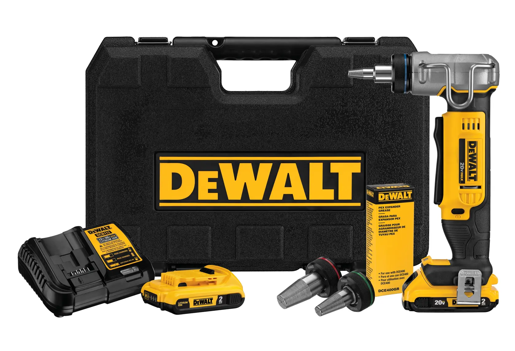DEWALT® 20V MAX* 1-in. Cordless PEX Expander (Tool Kit)